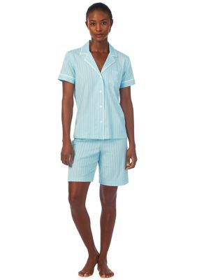 Lauren Ralph Lauren Short Sleeve Notch Collar Bermuda Pajama Set belk