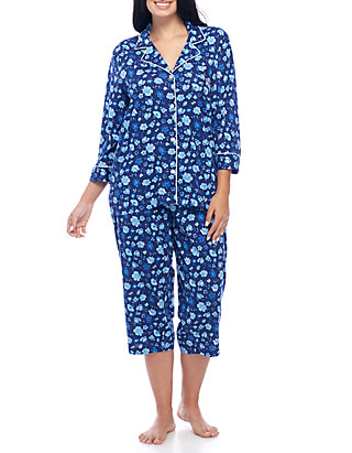 Lauren Ralph Lauren Plus Size 2 Piece 3 4 Sleeve Capri Pajama Set Belk Polo ralph lauren men's loungewear, thermal & flannel tops and bottoms. sleeve capri pajama set
