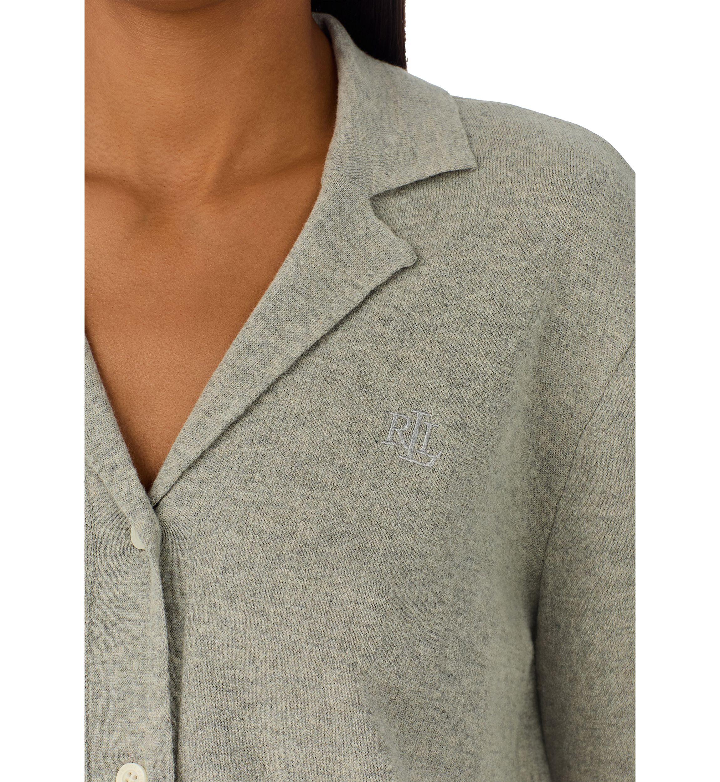 Long Sleeve Notch Collar Long Pant Pajama Set