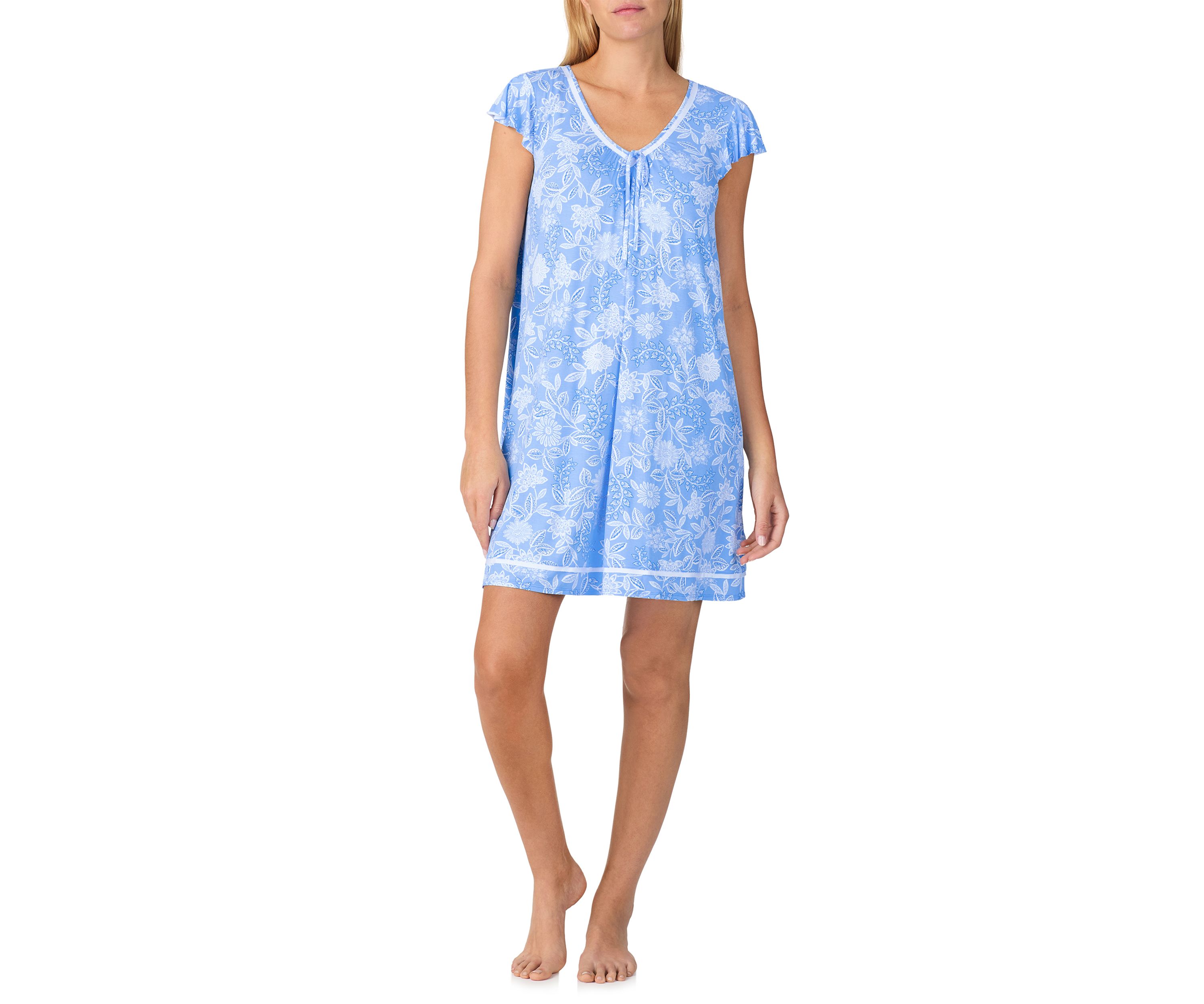 Short Sleeve Printed Chemise
