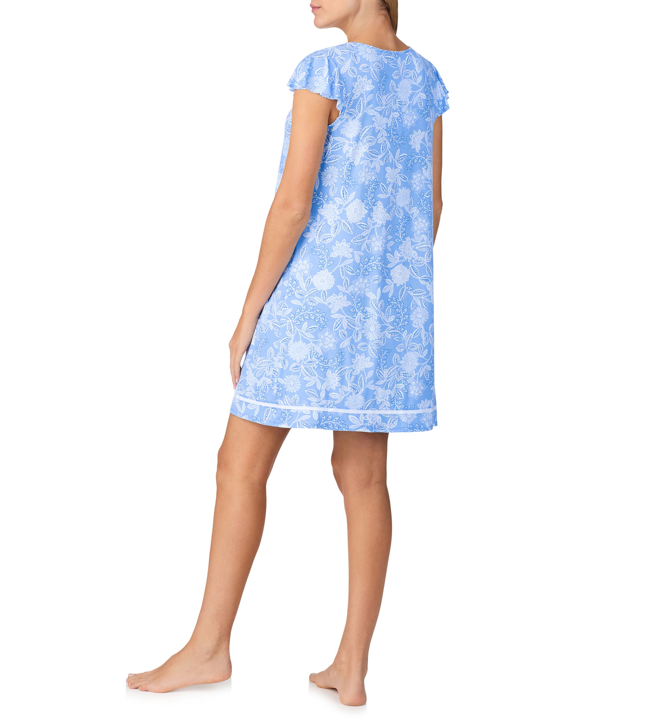 Short Sleeve Printed Chemise