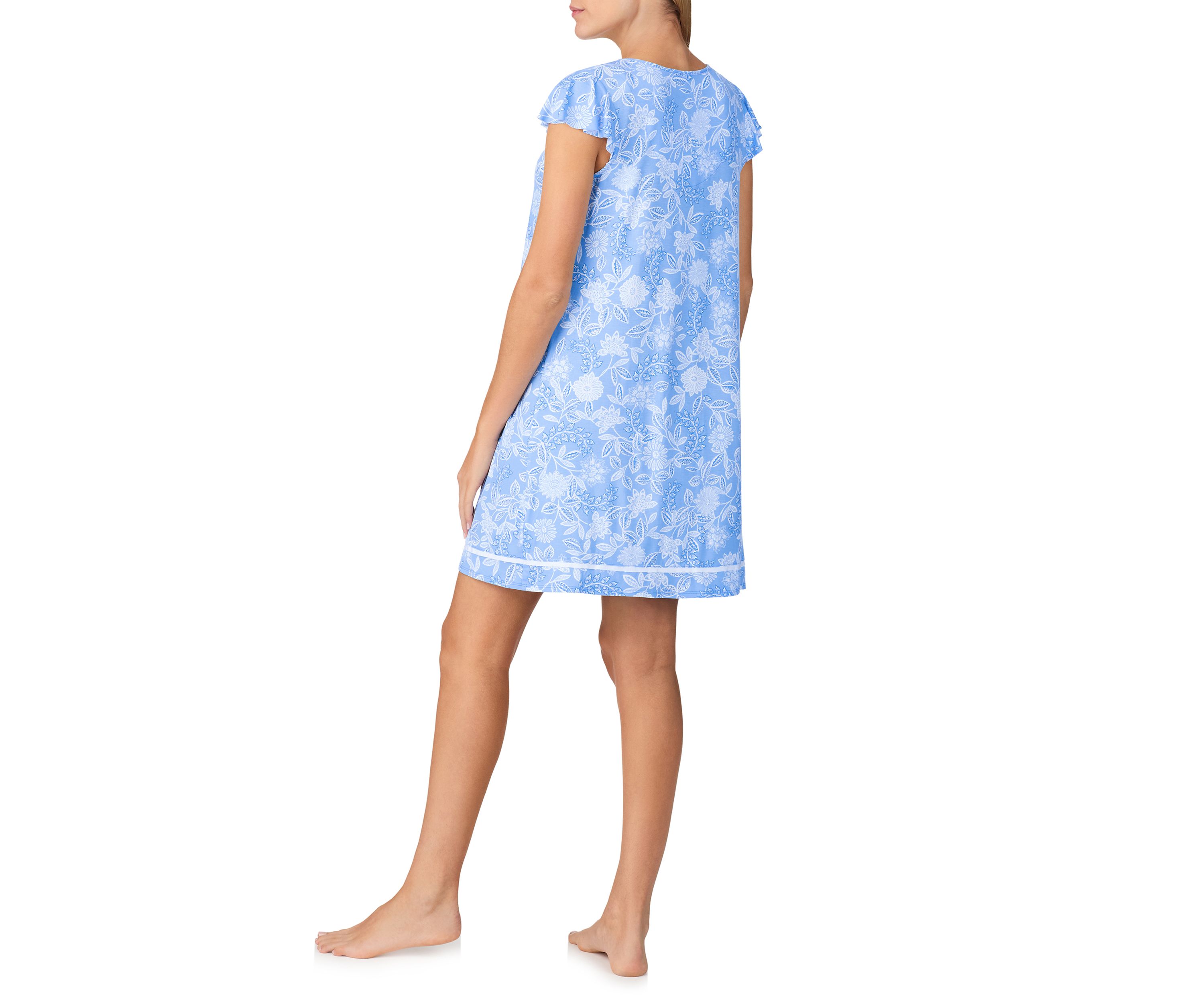 Short Sleeve Printed Chemise