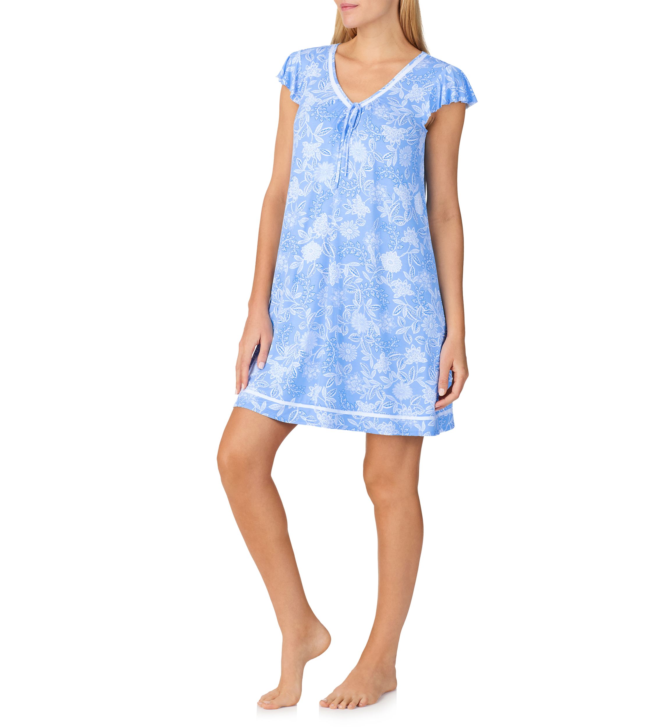 Short Sleeve Printed Chemise