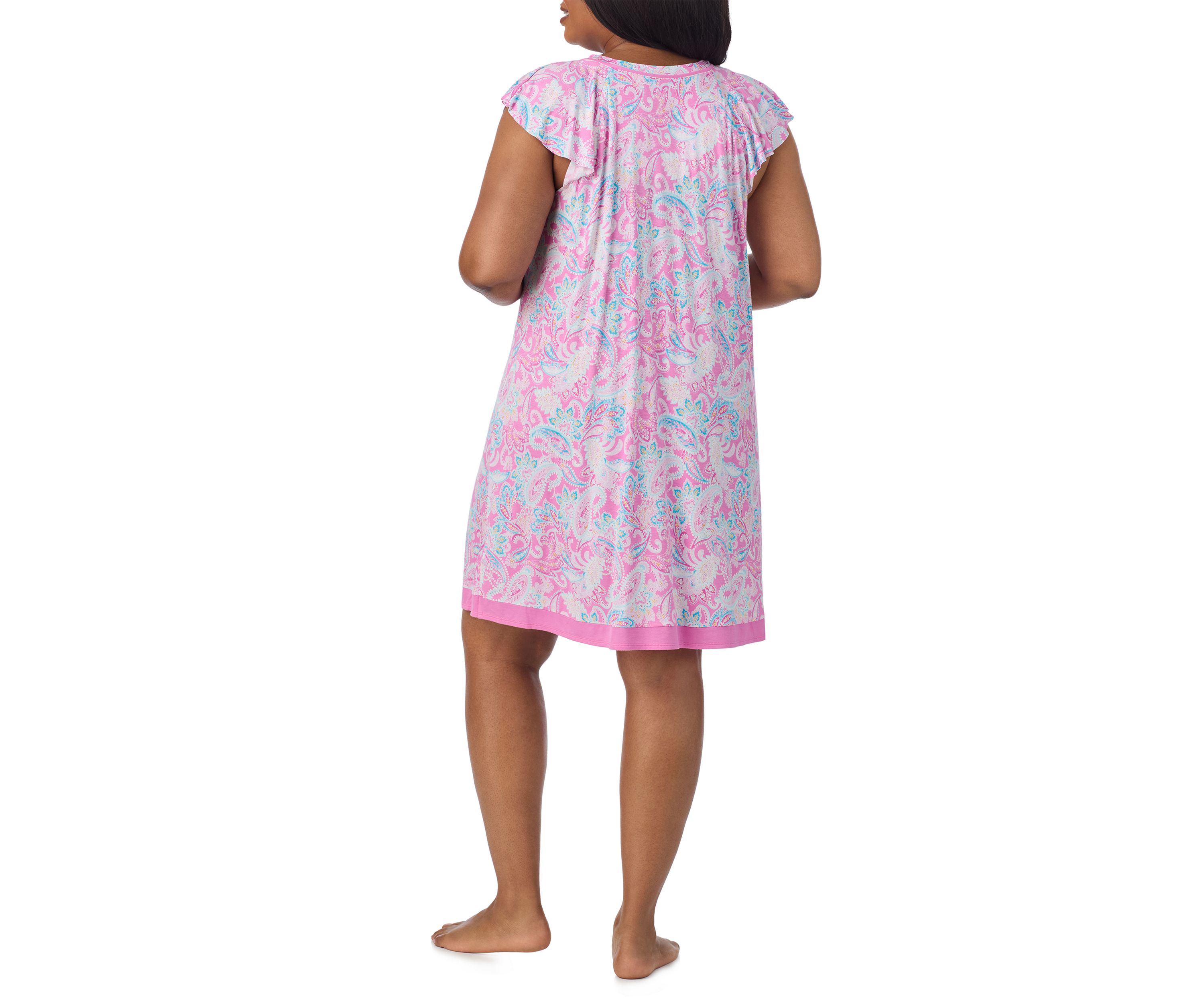 Short Sleeve Printed Chemise