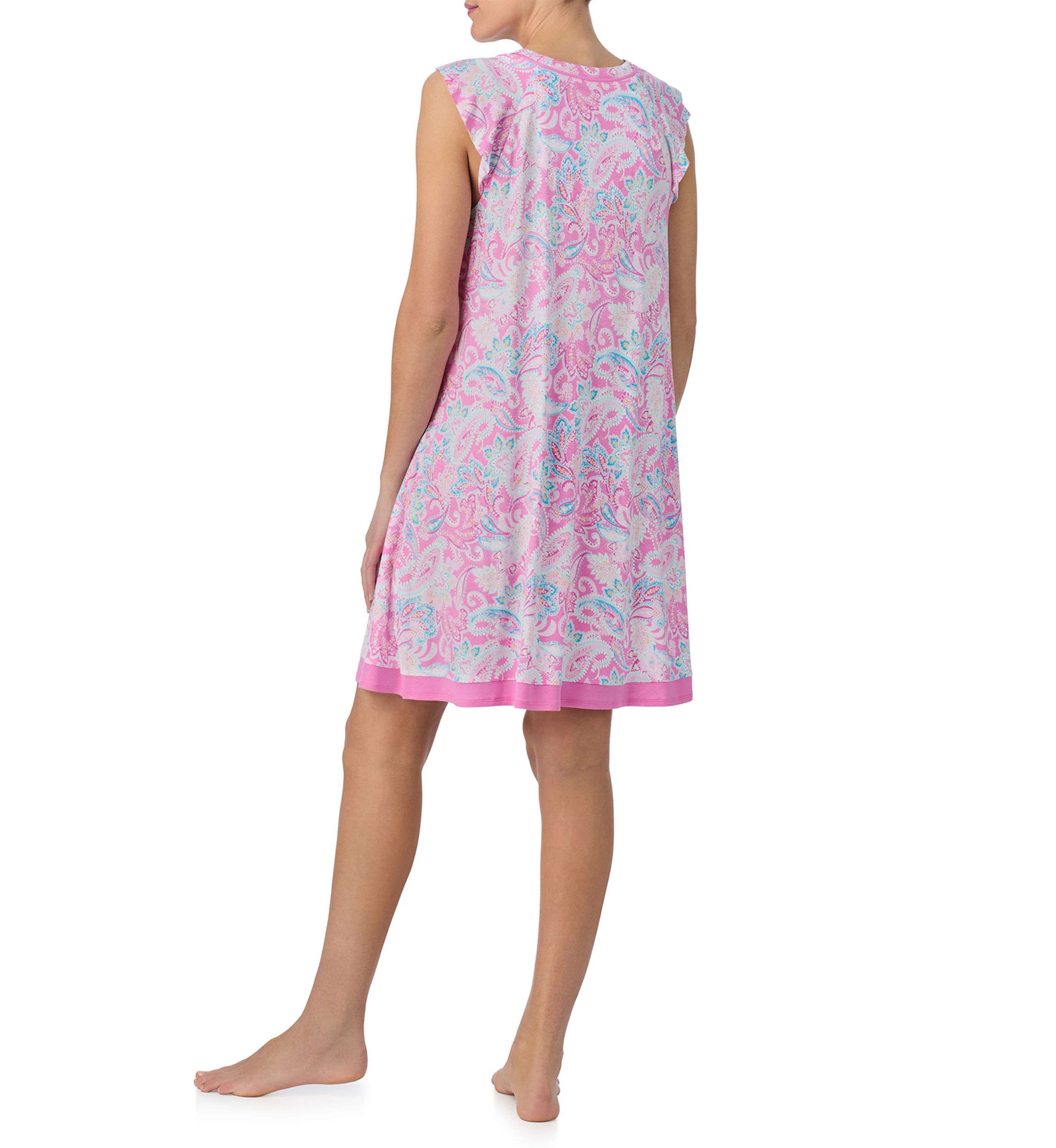 Short Sleeve Printed Chemise