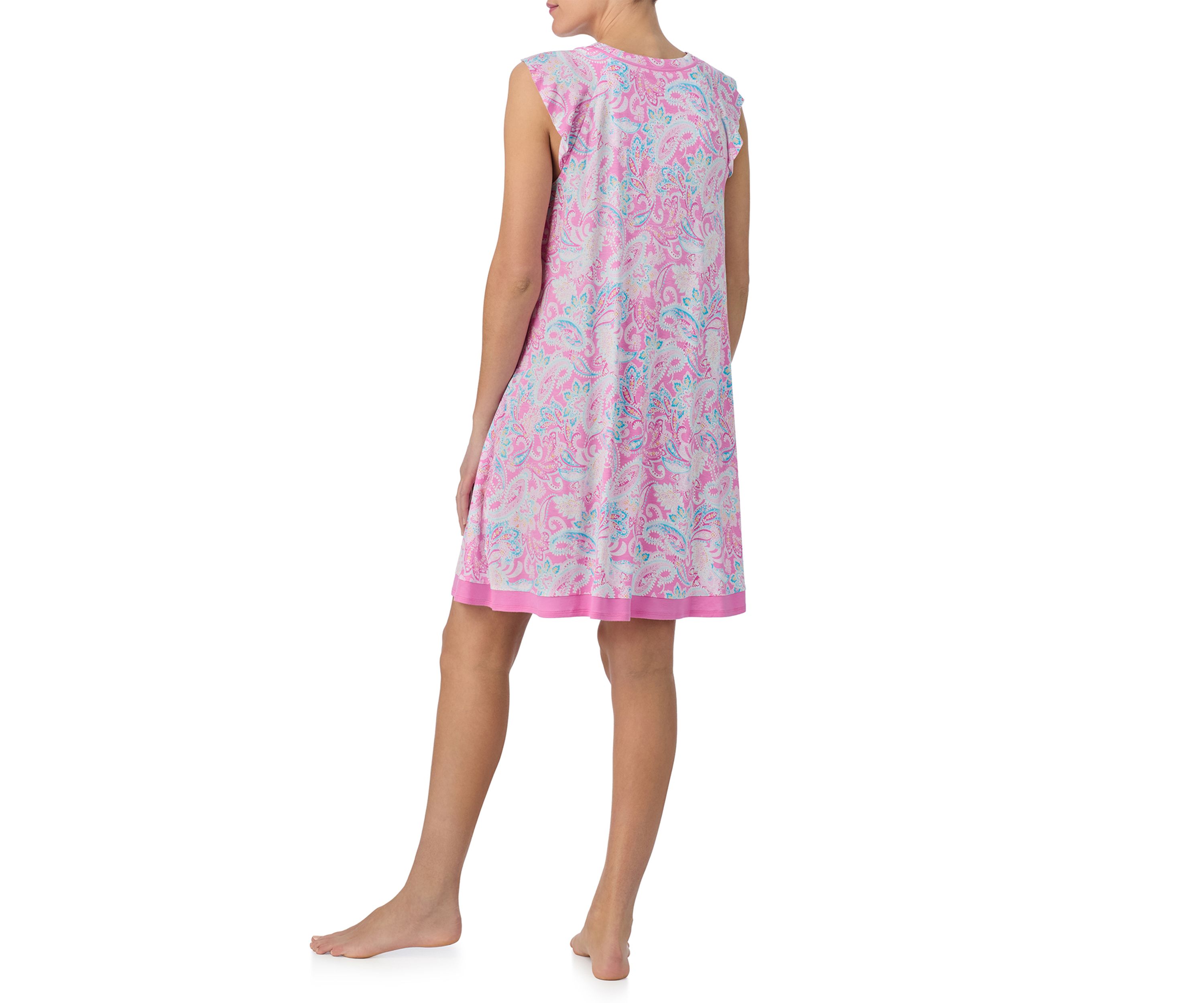 Short Sleeve Printed Chemise