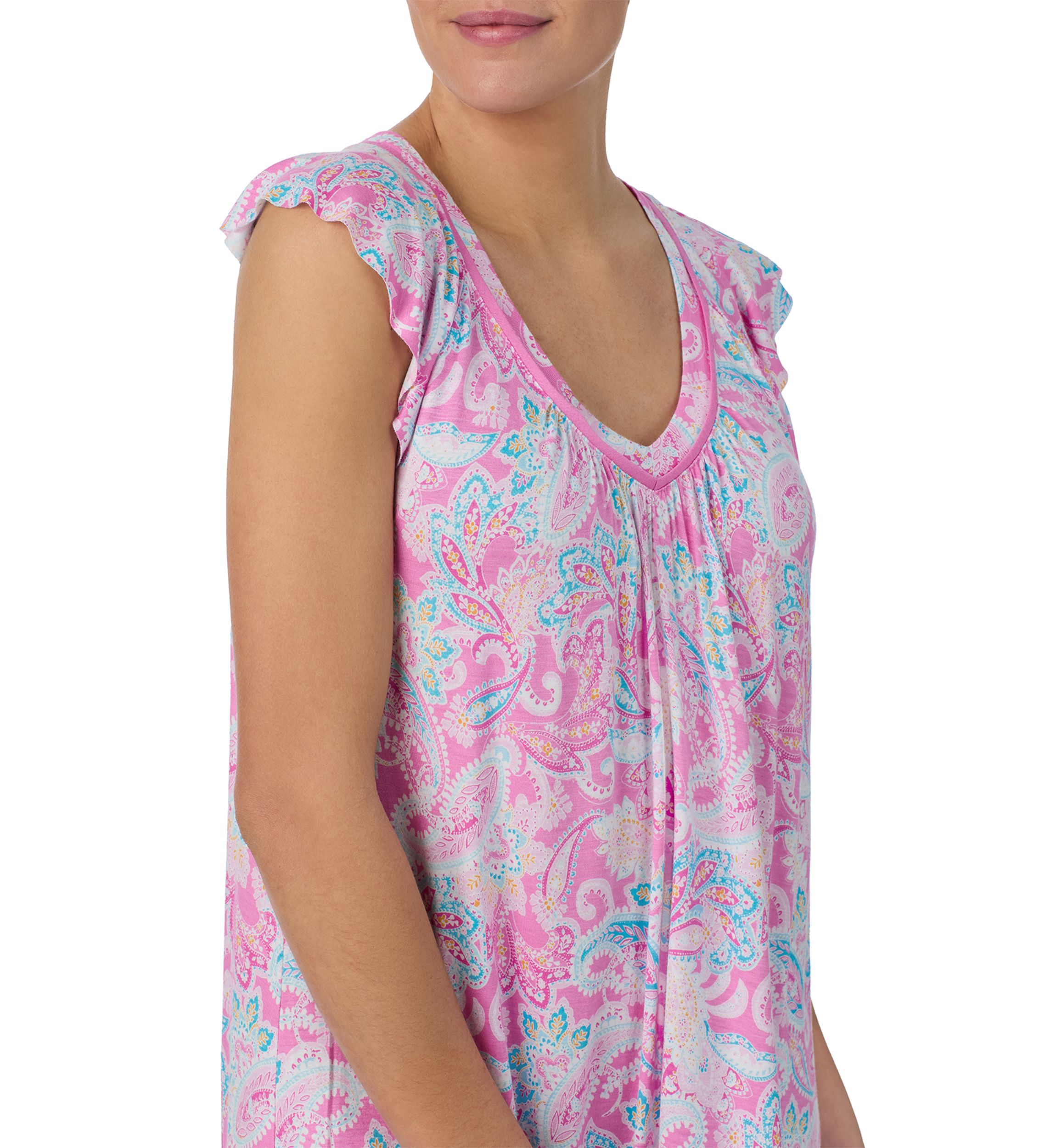 Short Sleeve Printed Chemise