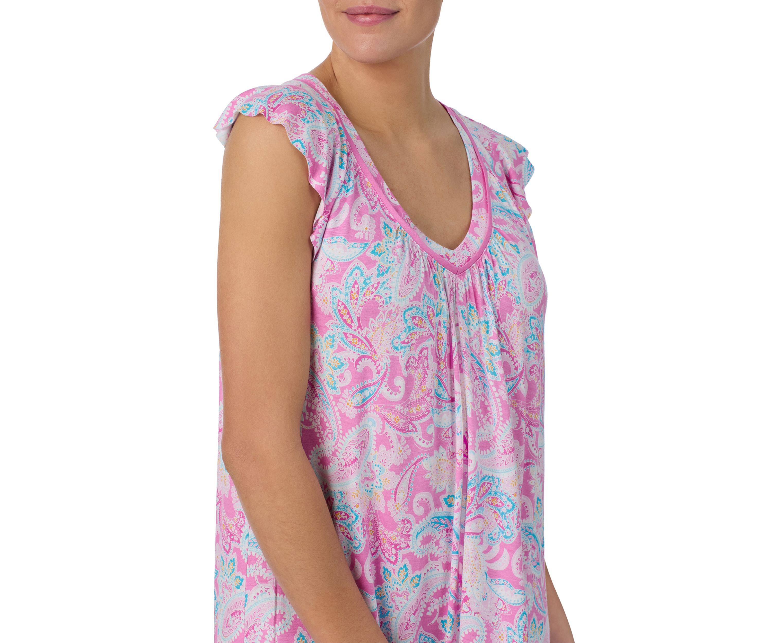 Short Sleeve Printed Chemise