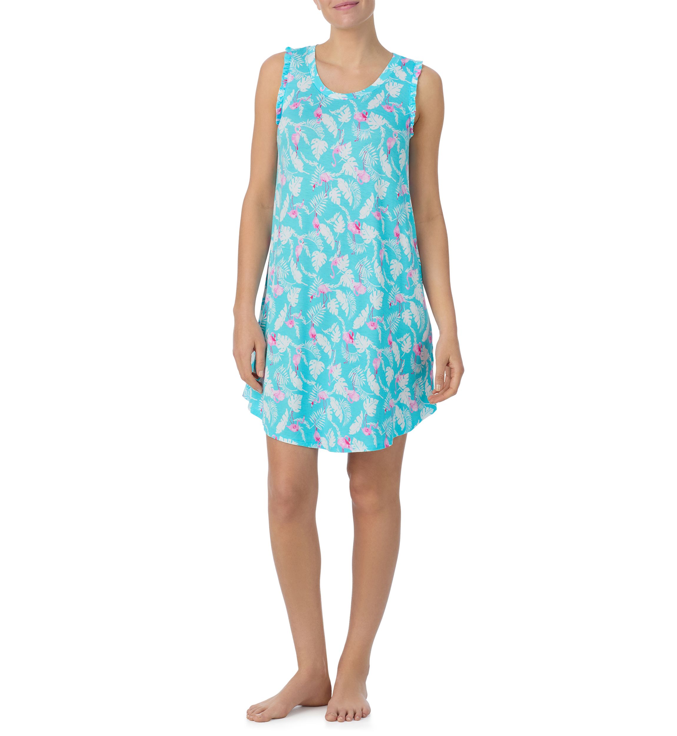 Sleeveless Printed Chemise