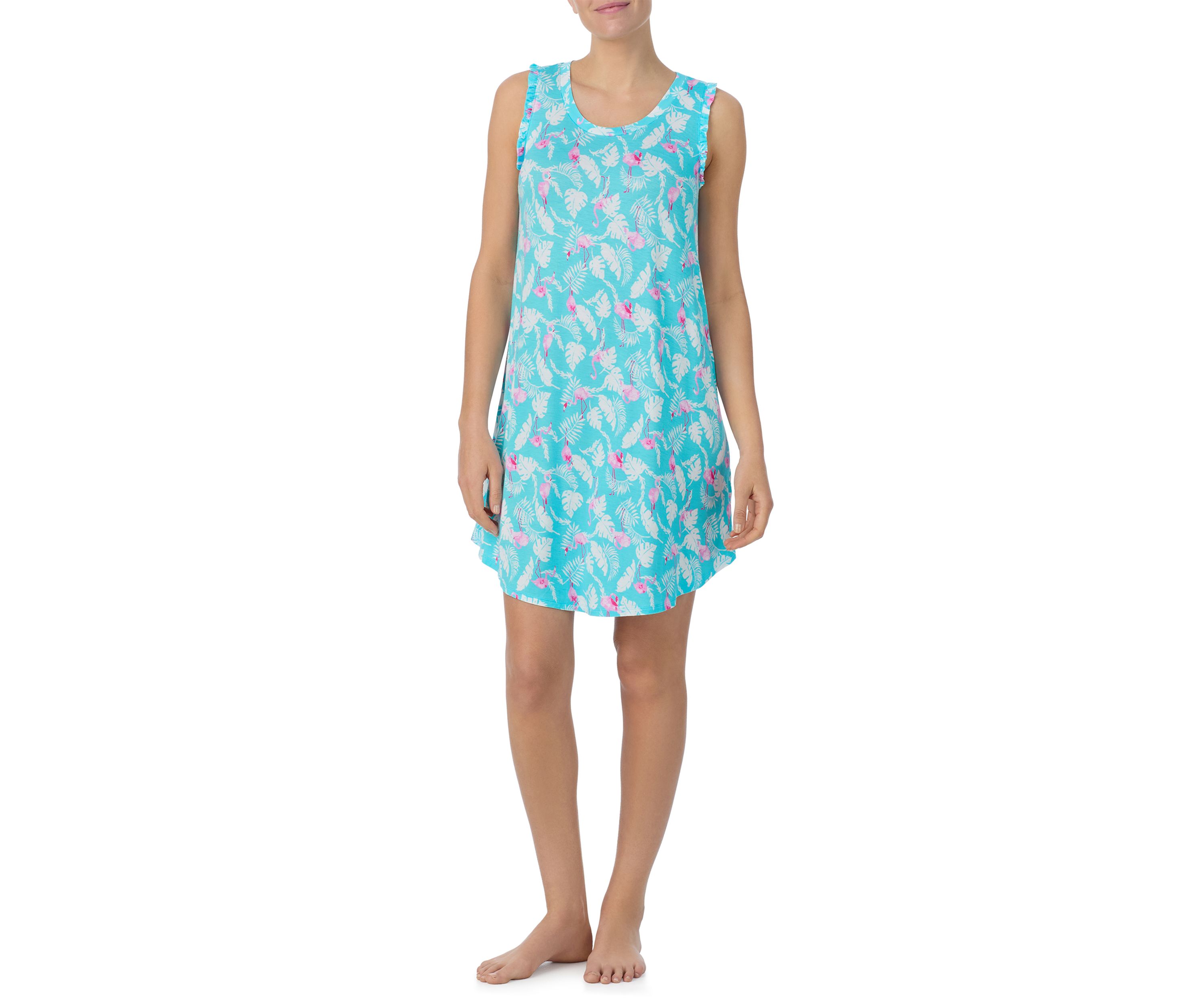 Sleeveless Printed Chemise