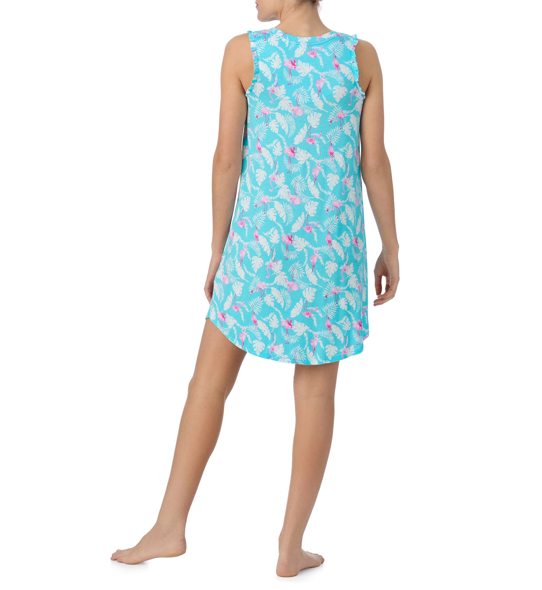 Sleeveless Printed Chemise