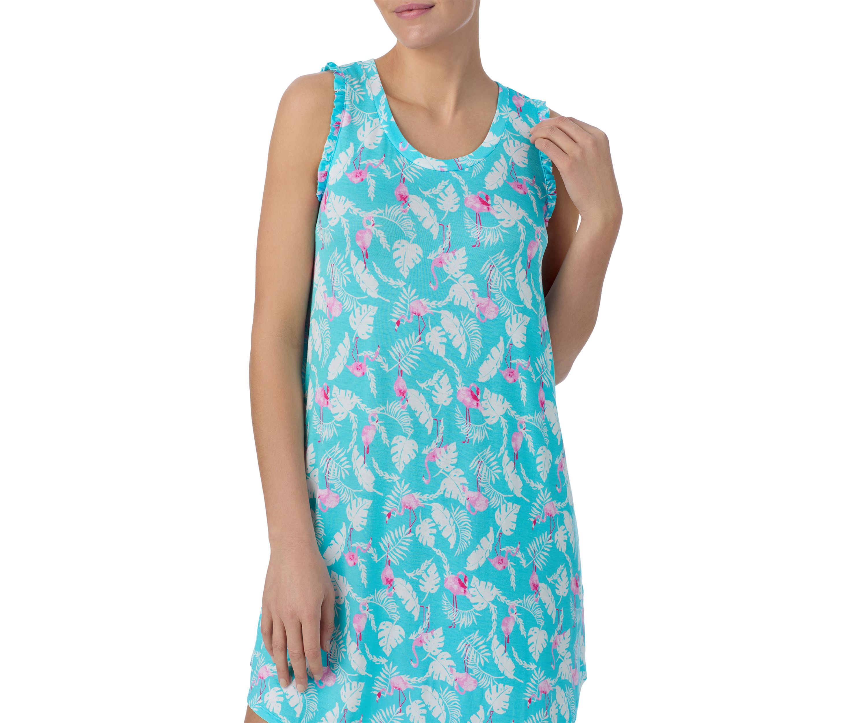 Sleeveless Printed Chemise