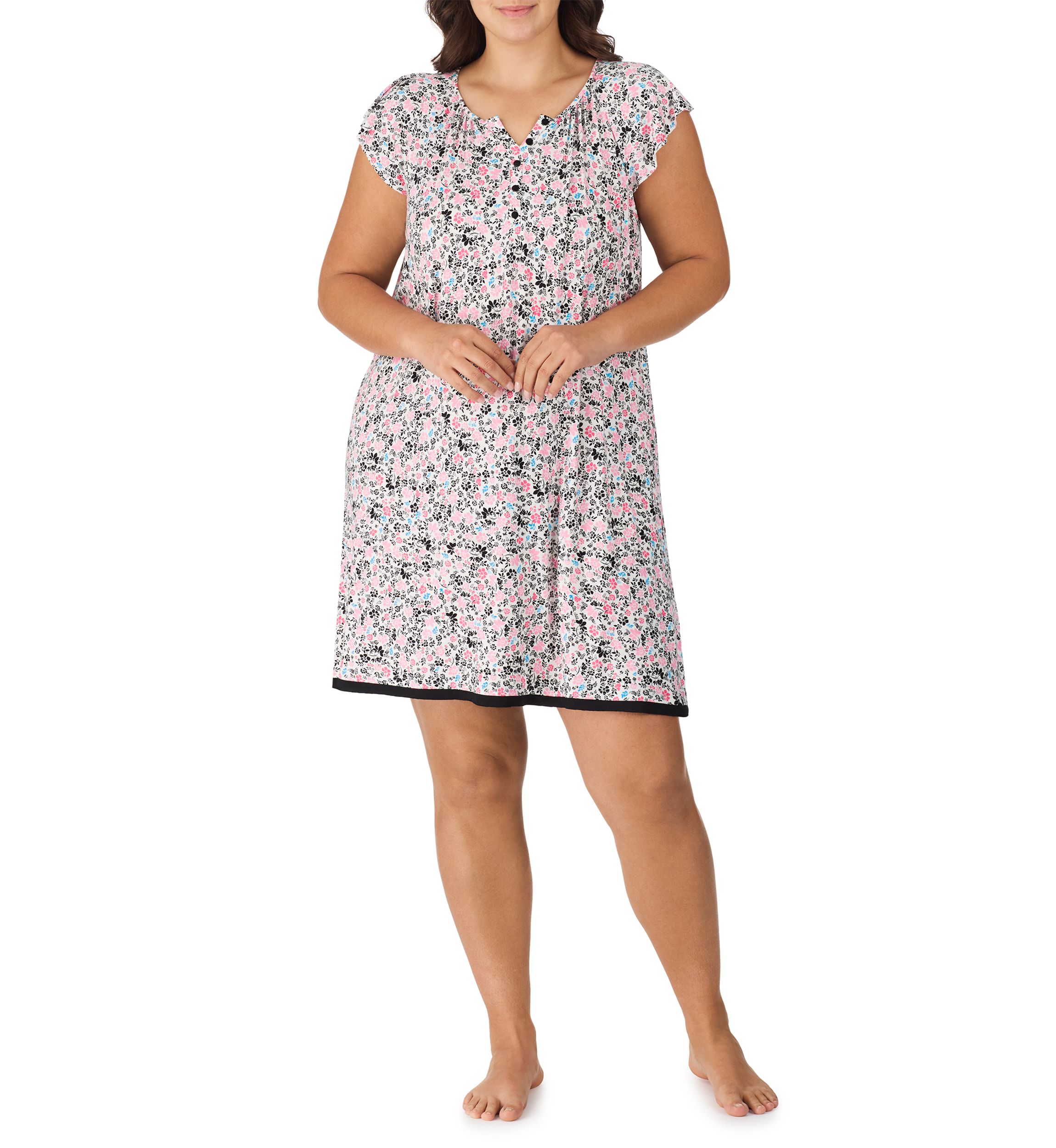 Plus Size Printed Chemise