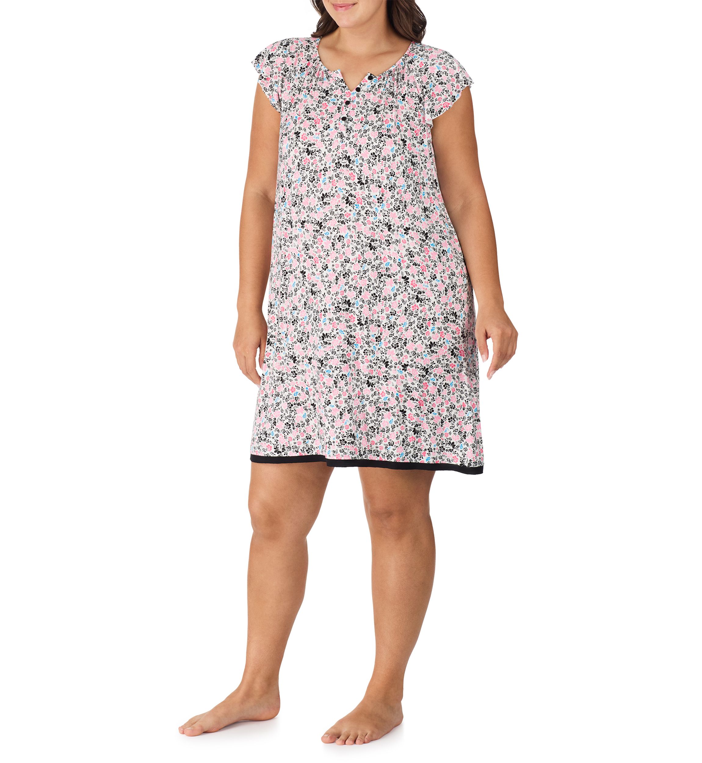 Plus Size Printed Chemise