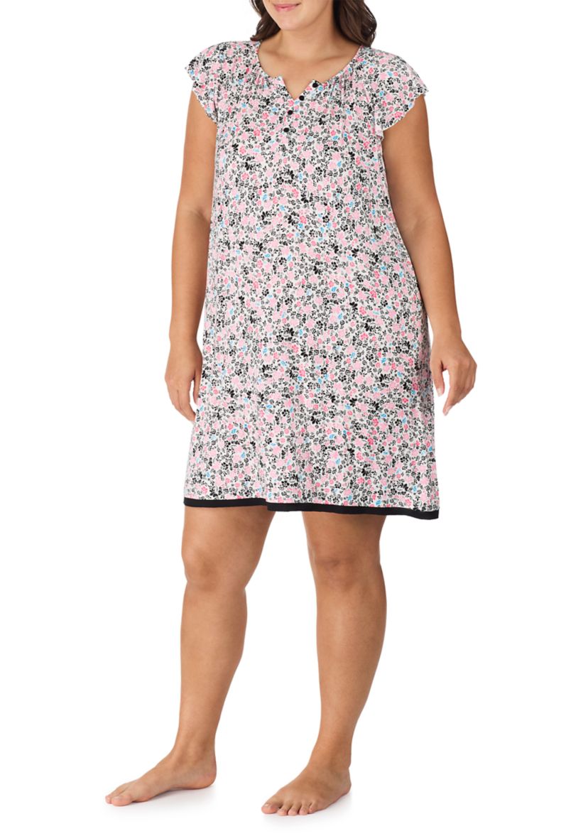 Plus Size Printed Chemise