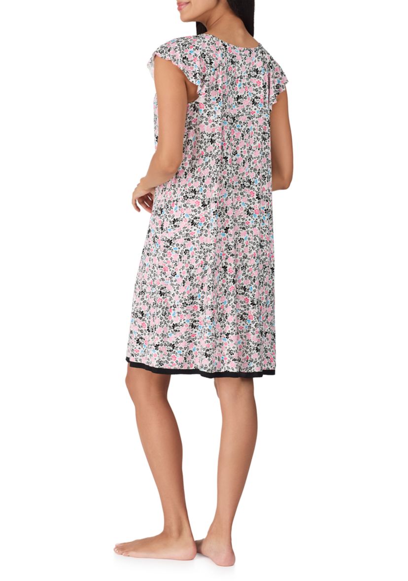 Short Sleeve Printed Chemise
