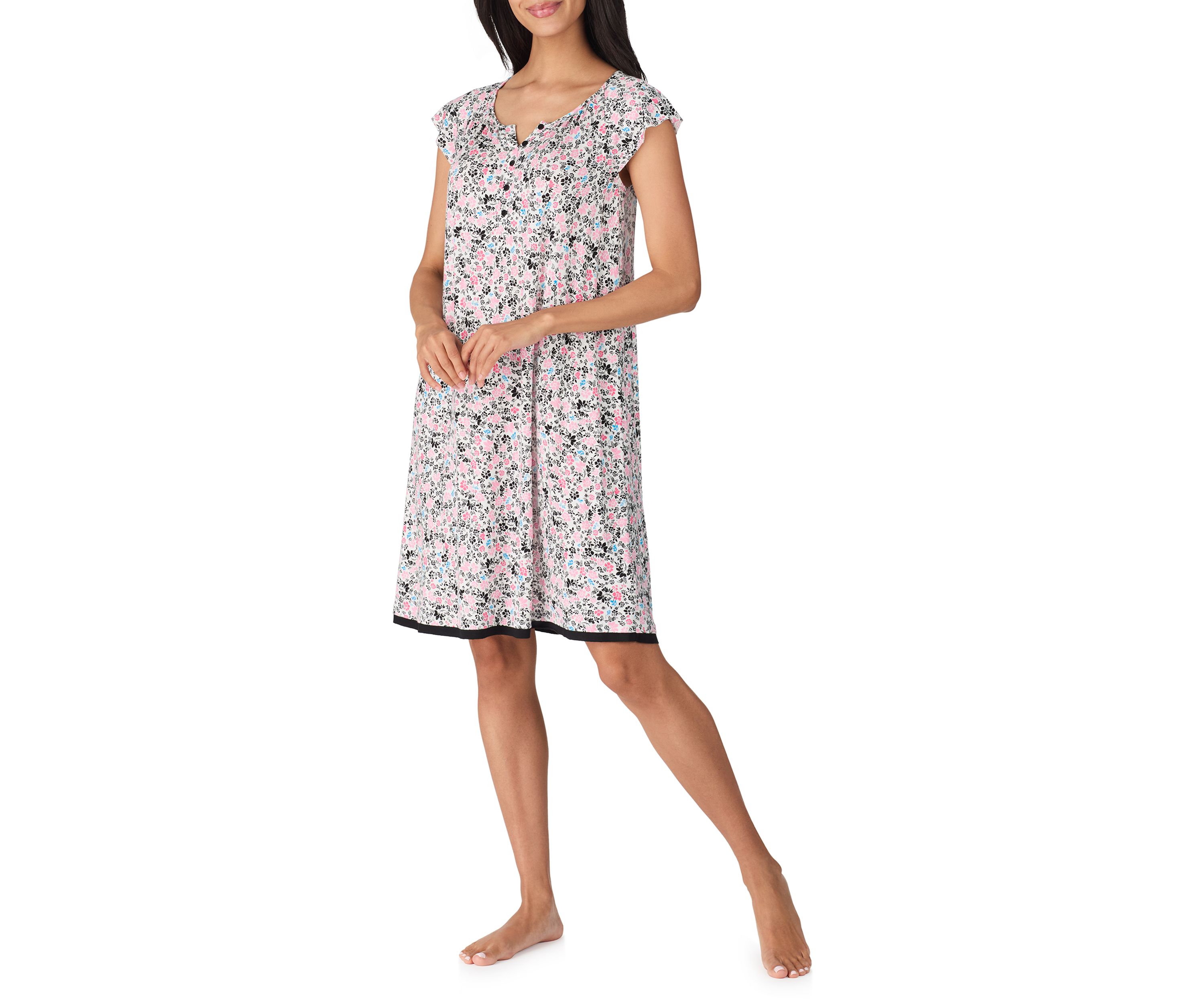 Short Sleeve Printed Chemise