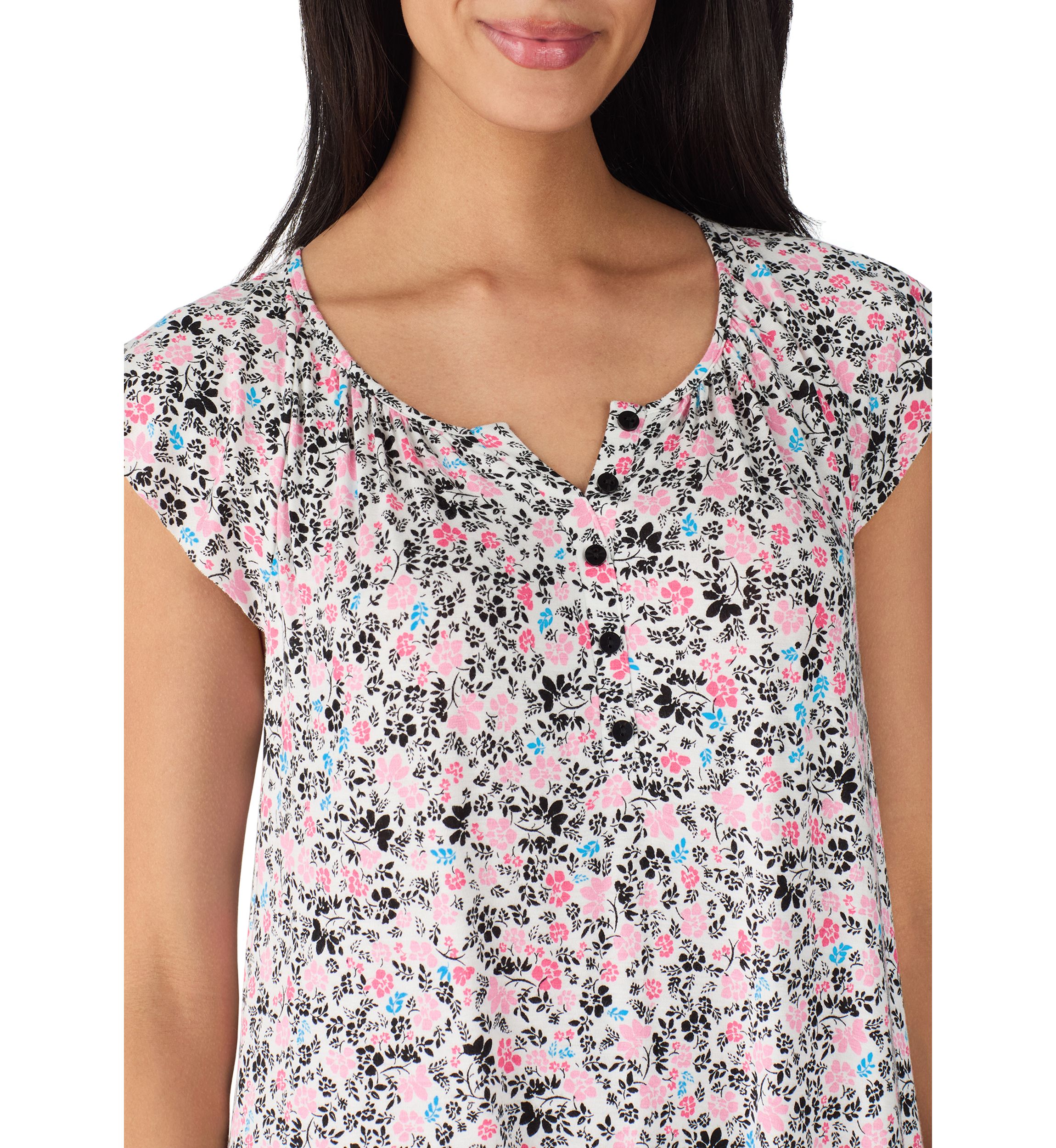 Short Sleeve Printed Chemise