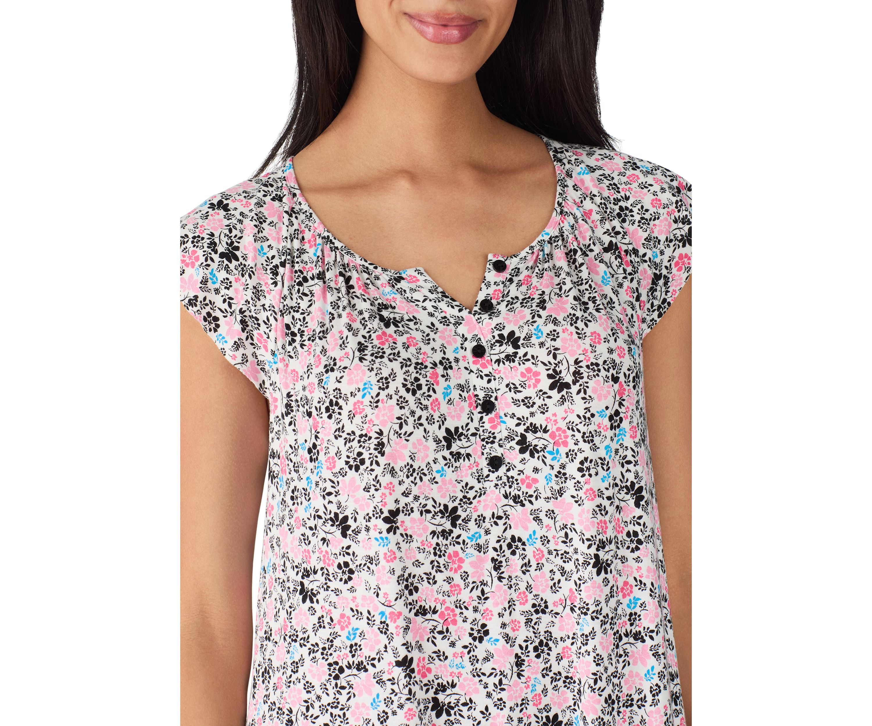 Short Sleeve Printed Chemise