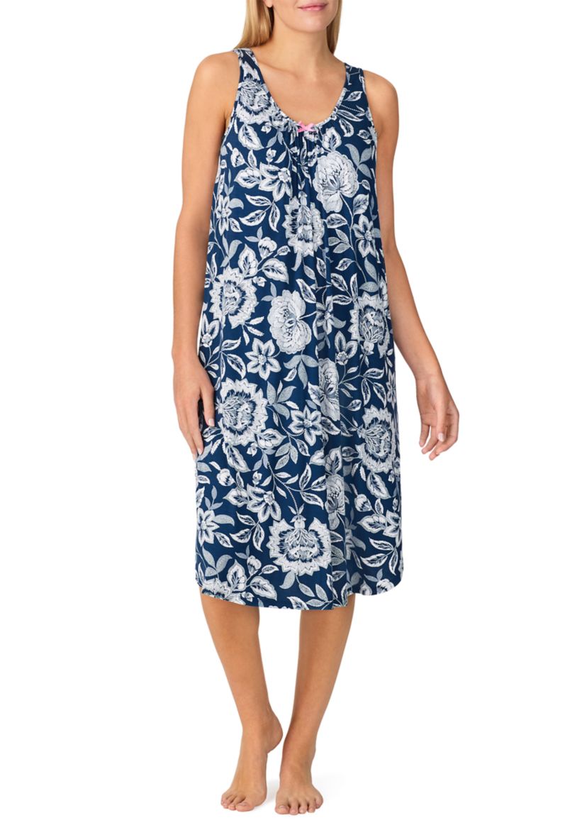 Printed Midi Nightgown