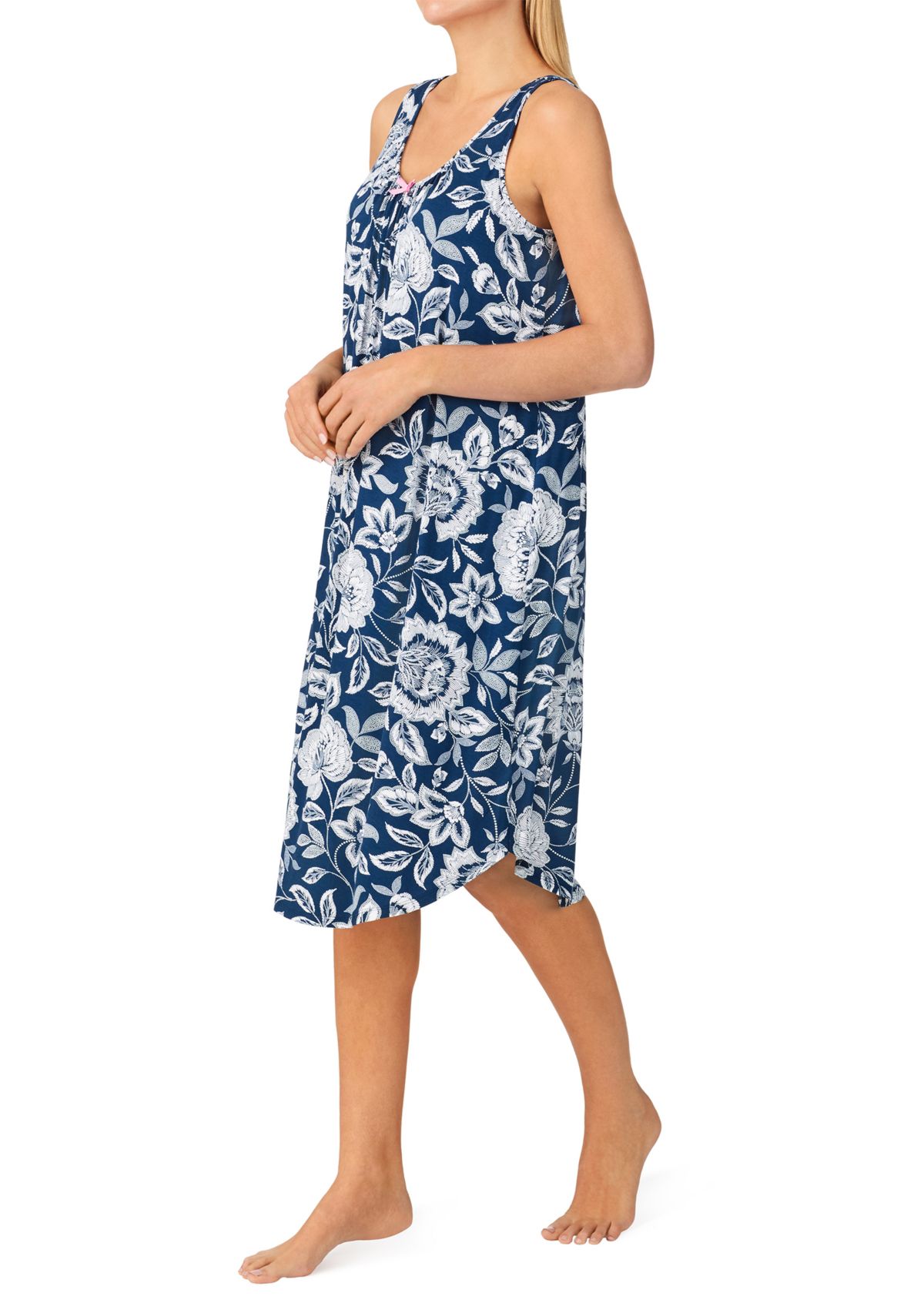 Printed Midi Nightgown