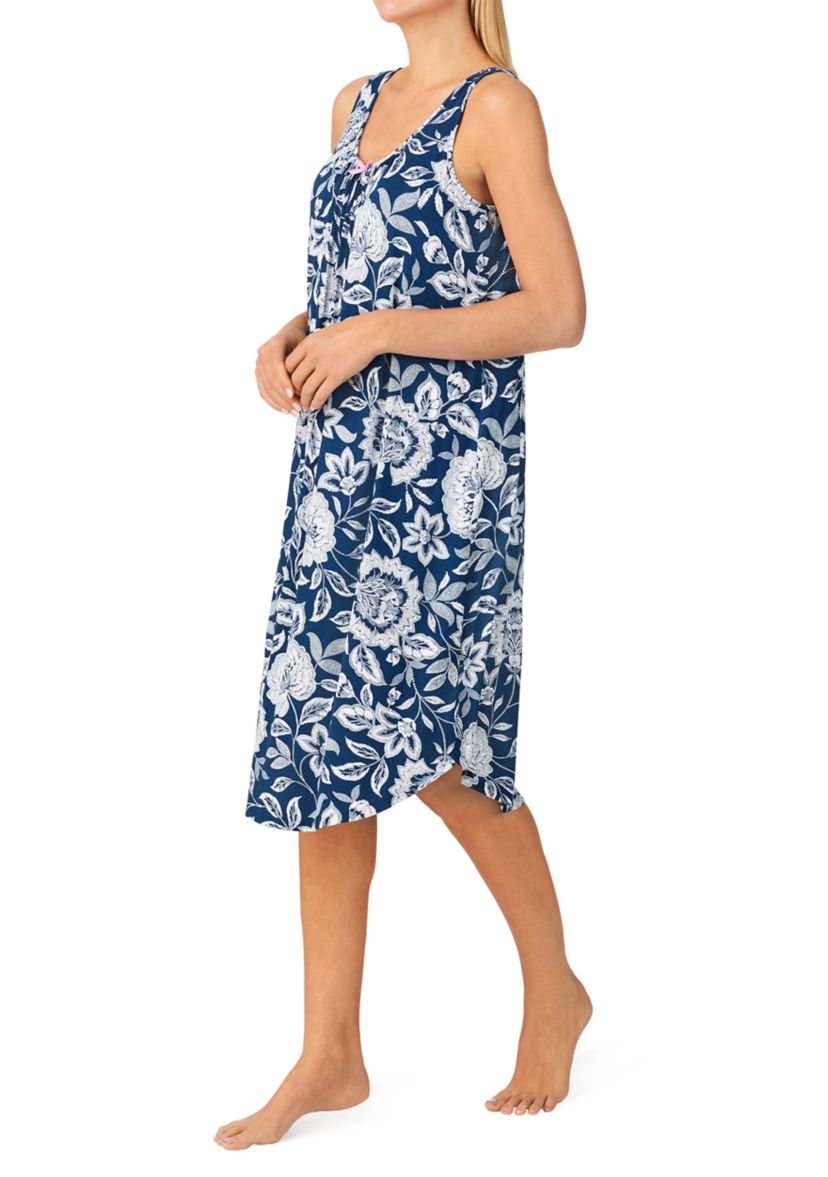 Printed Midi Nightgown