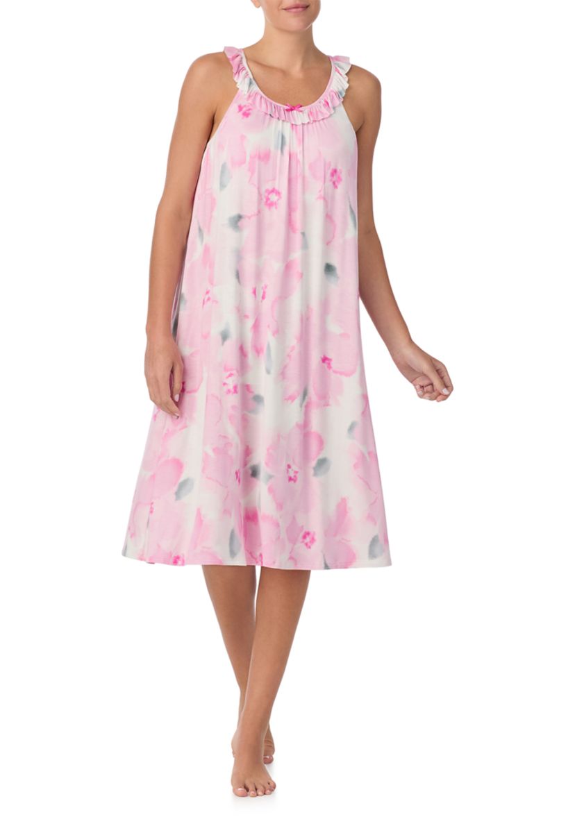 ellen tracy evening dresses CUT OUT DETAIL JERSEY DRESS Coral / XL