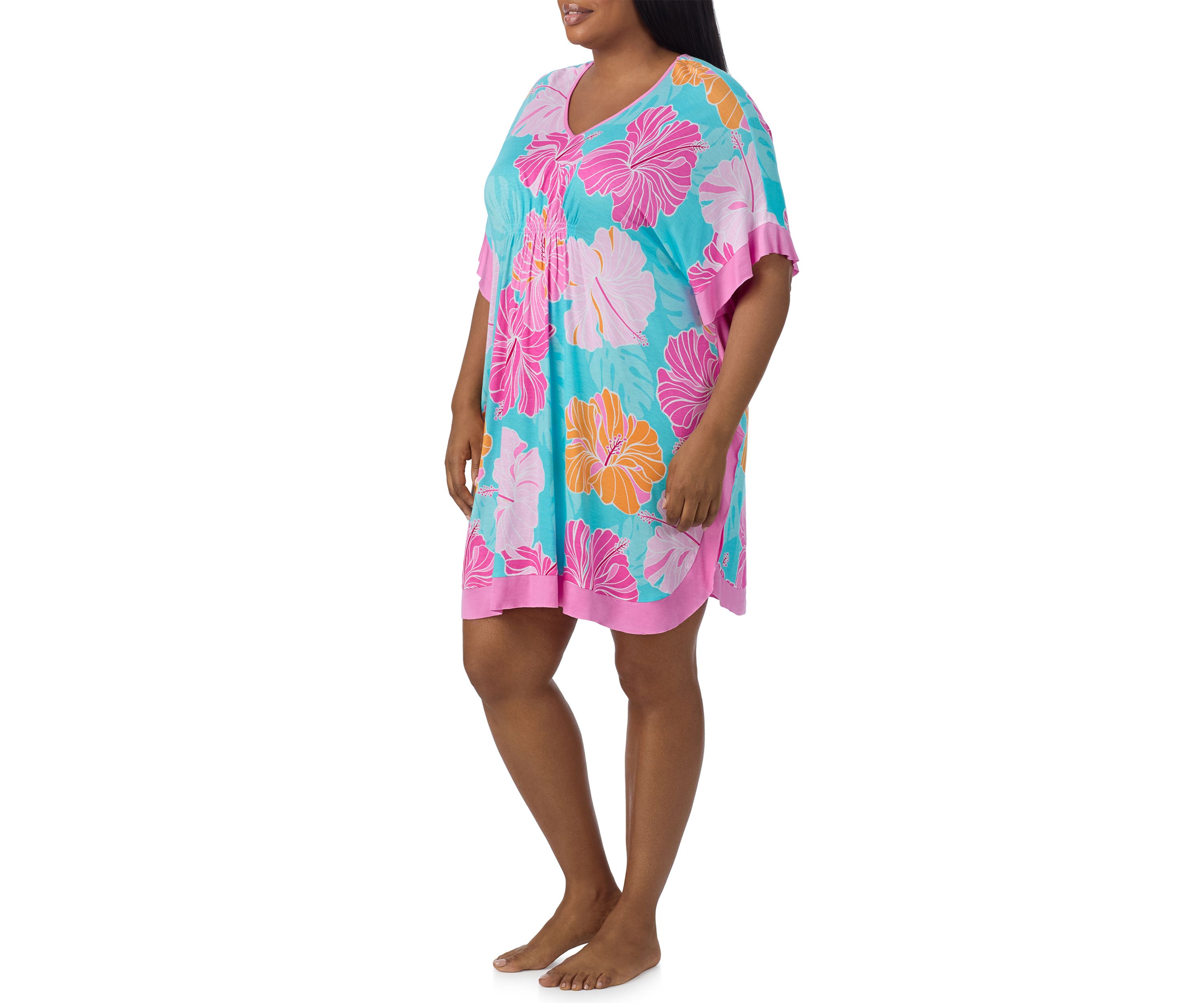 Plus Size Short Caftan Nightgown
