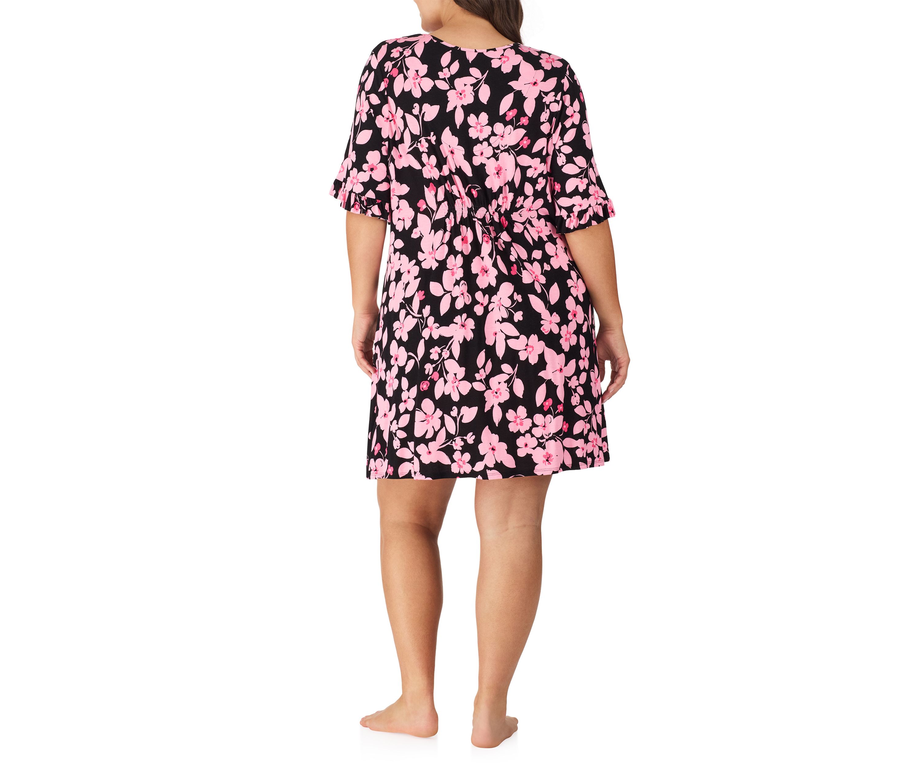 Plus Size Printed Sleep Shirt