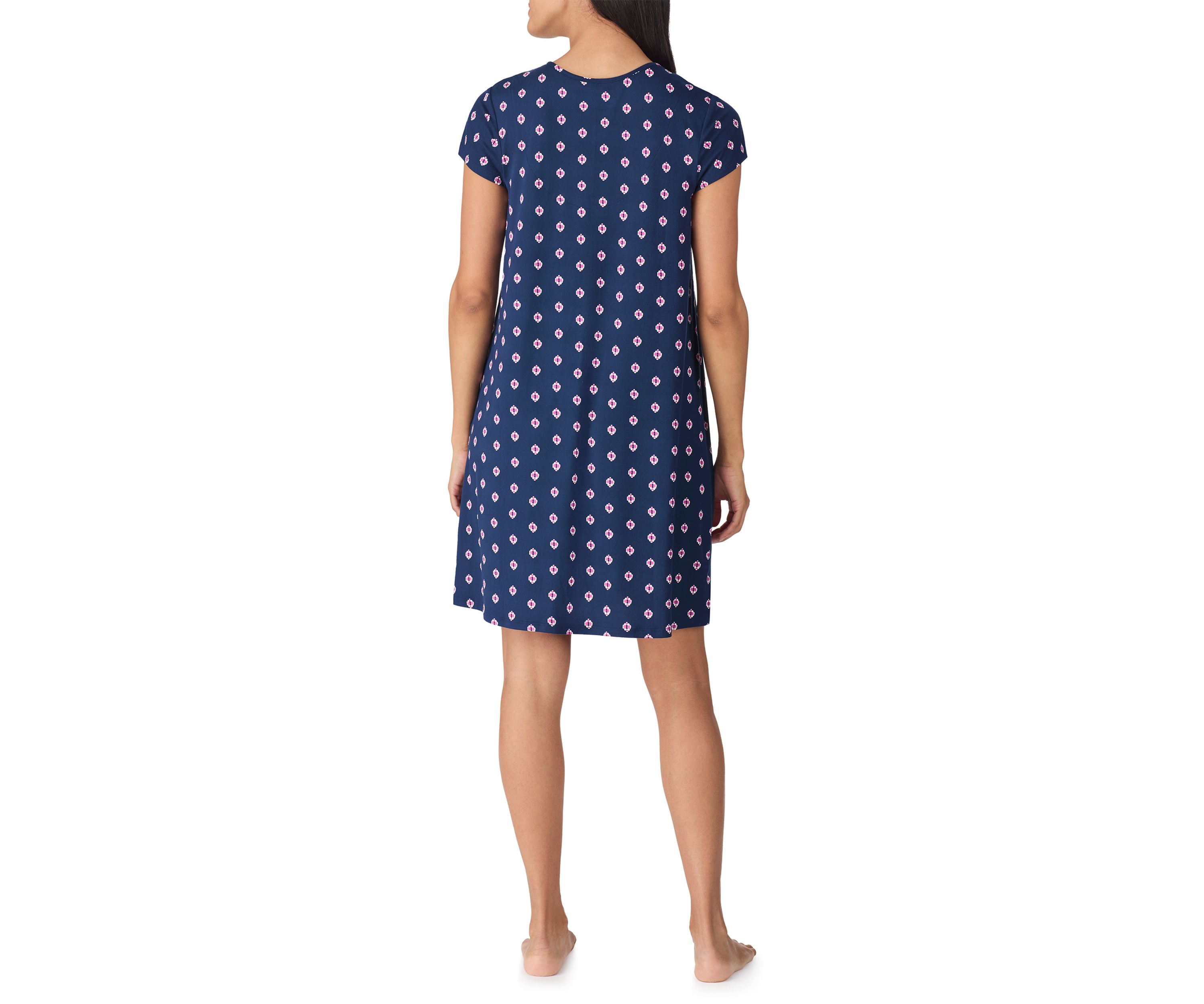 Short Sleeve Printed Chemise