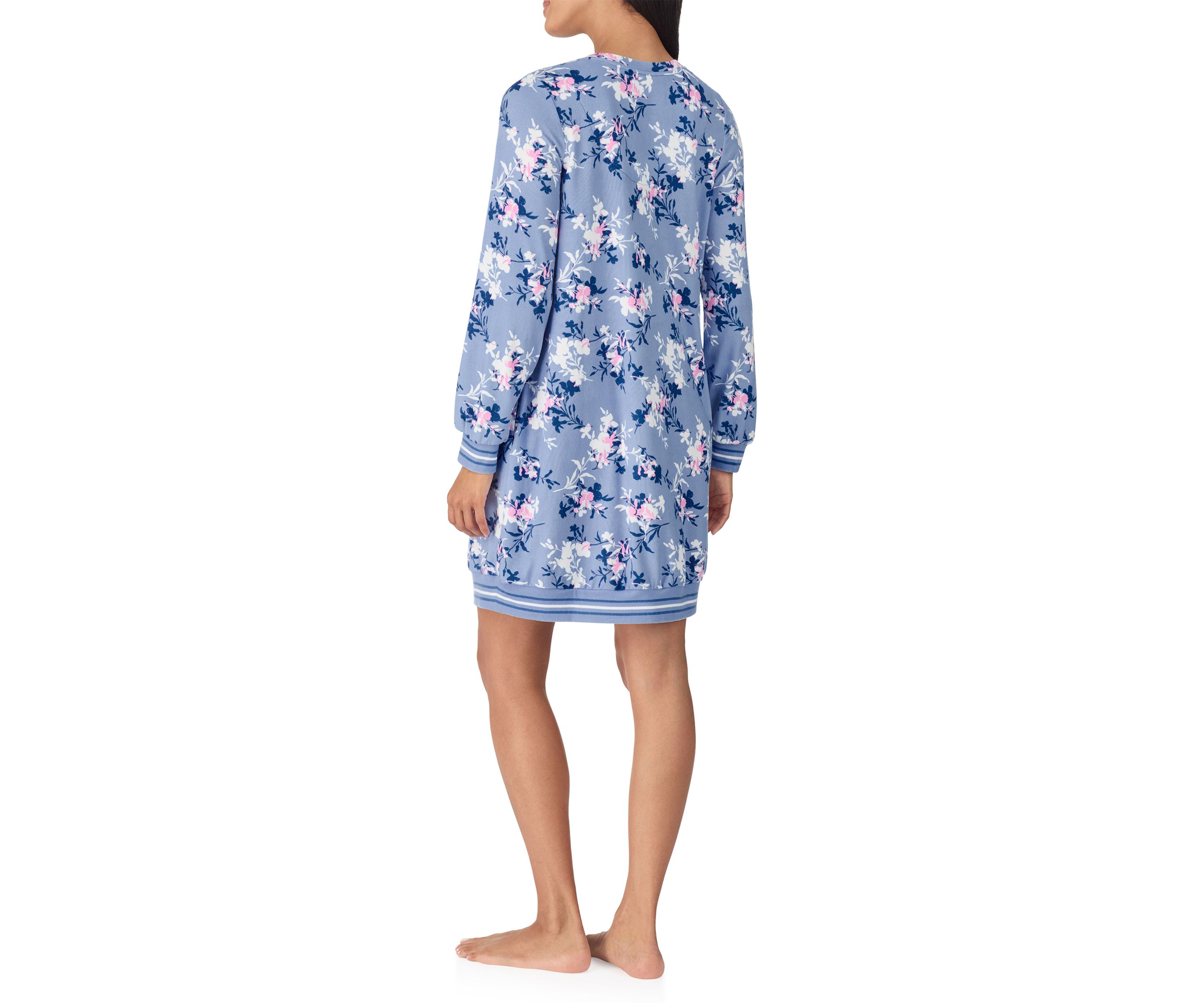 Long Sleeve Printed Sleep Shirt