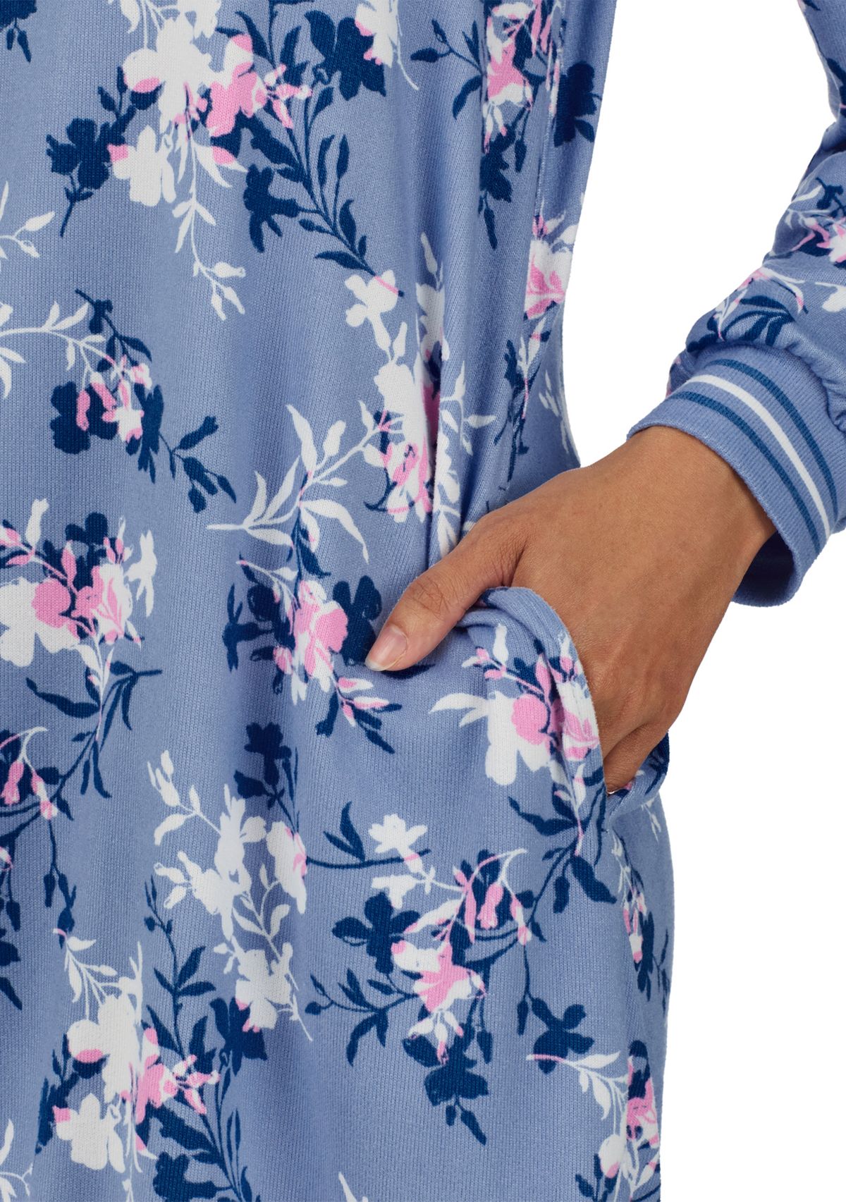 Long Sleeve Printed Sleep Shirt