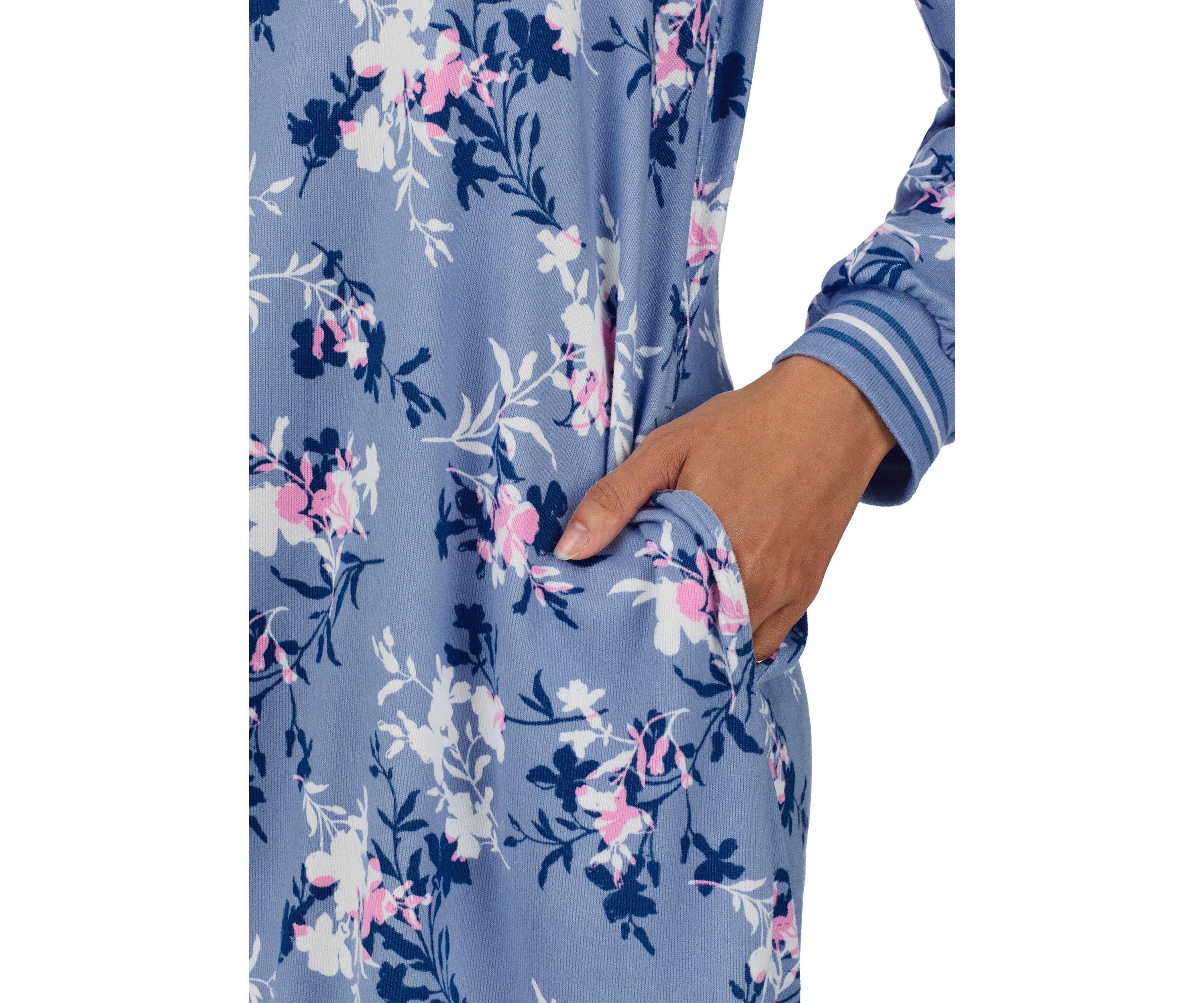 Long Sleeve Printed Sleep Shirt