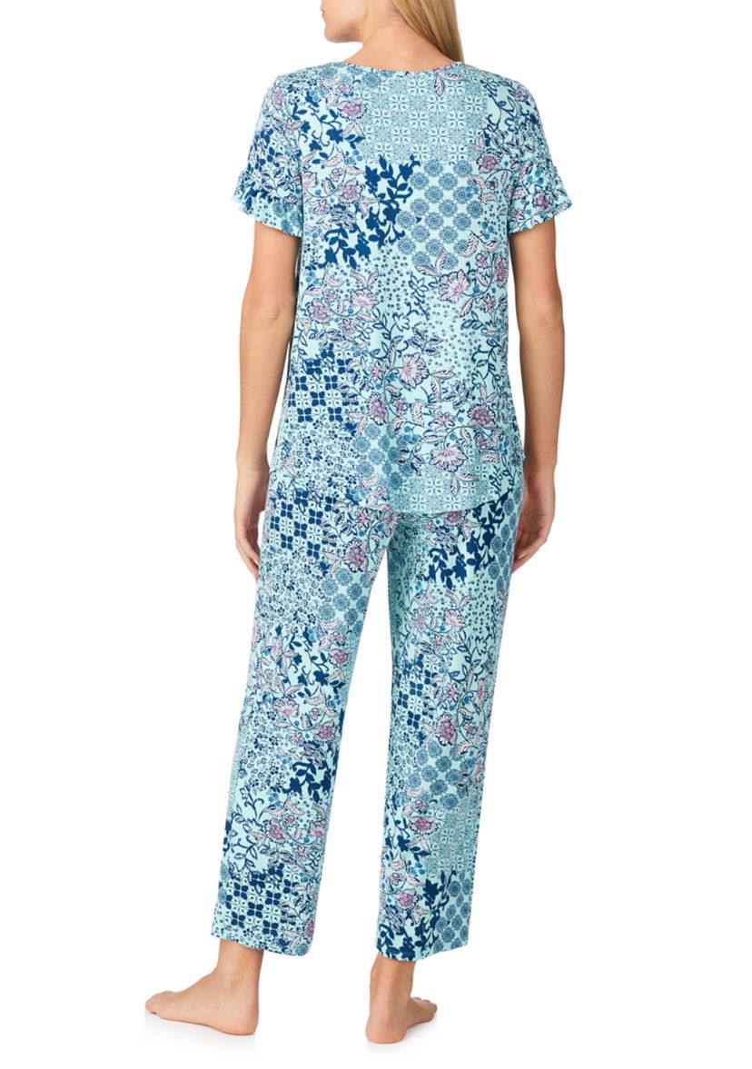 Womens Short Sleeve Pajama Set
