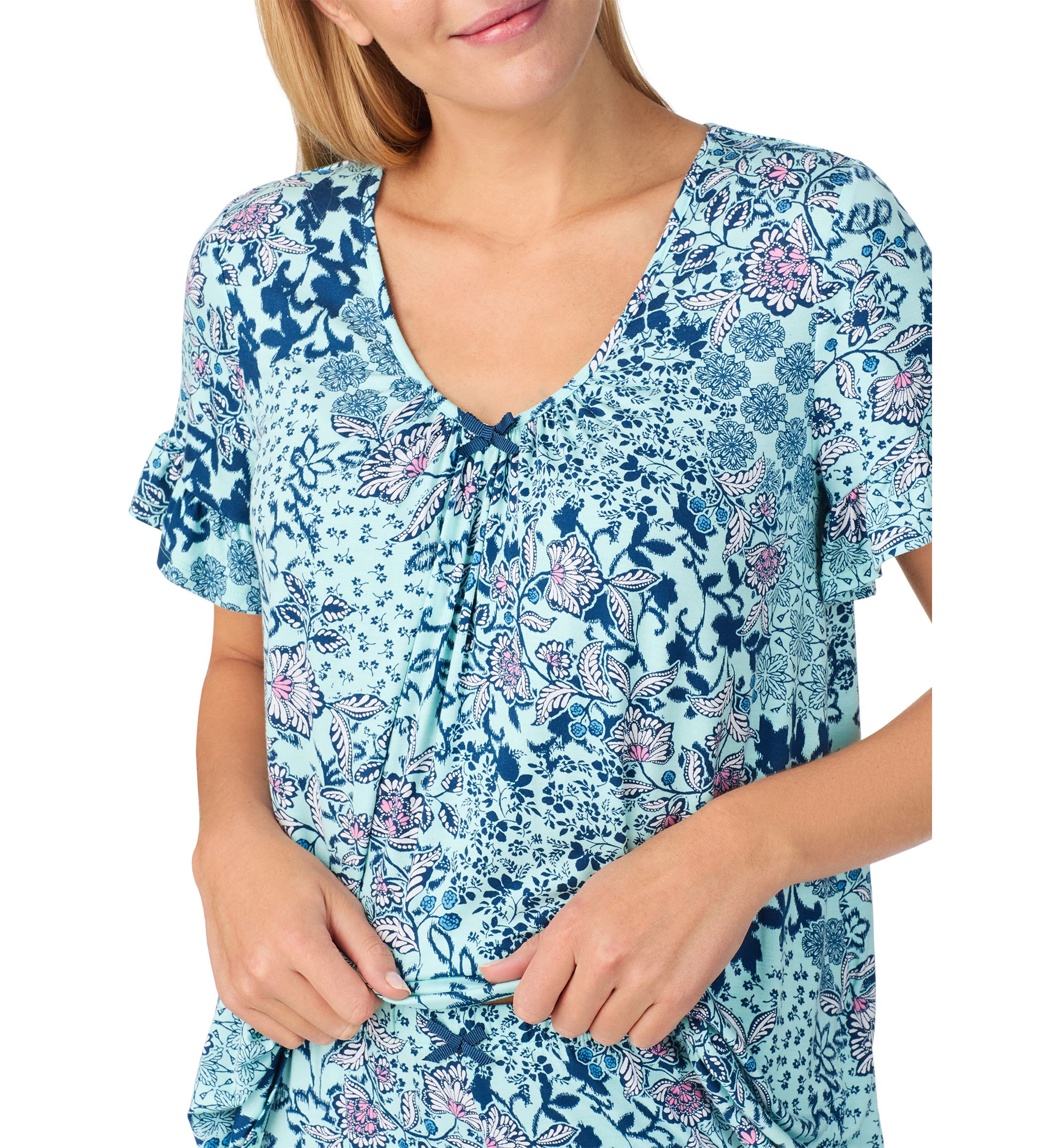 Womens Short Sleeve Pajama Set