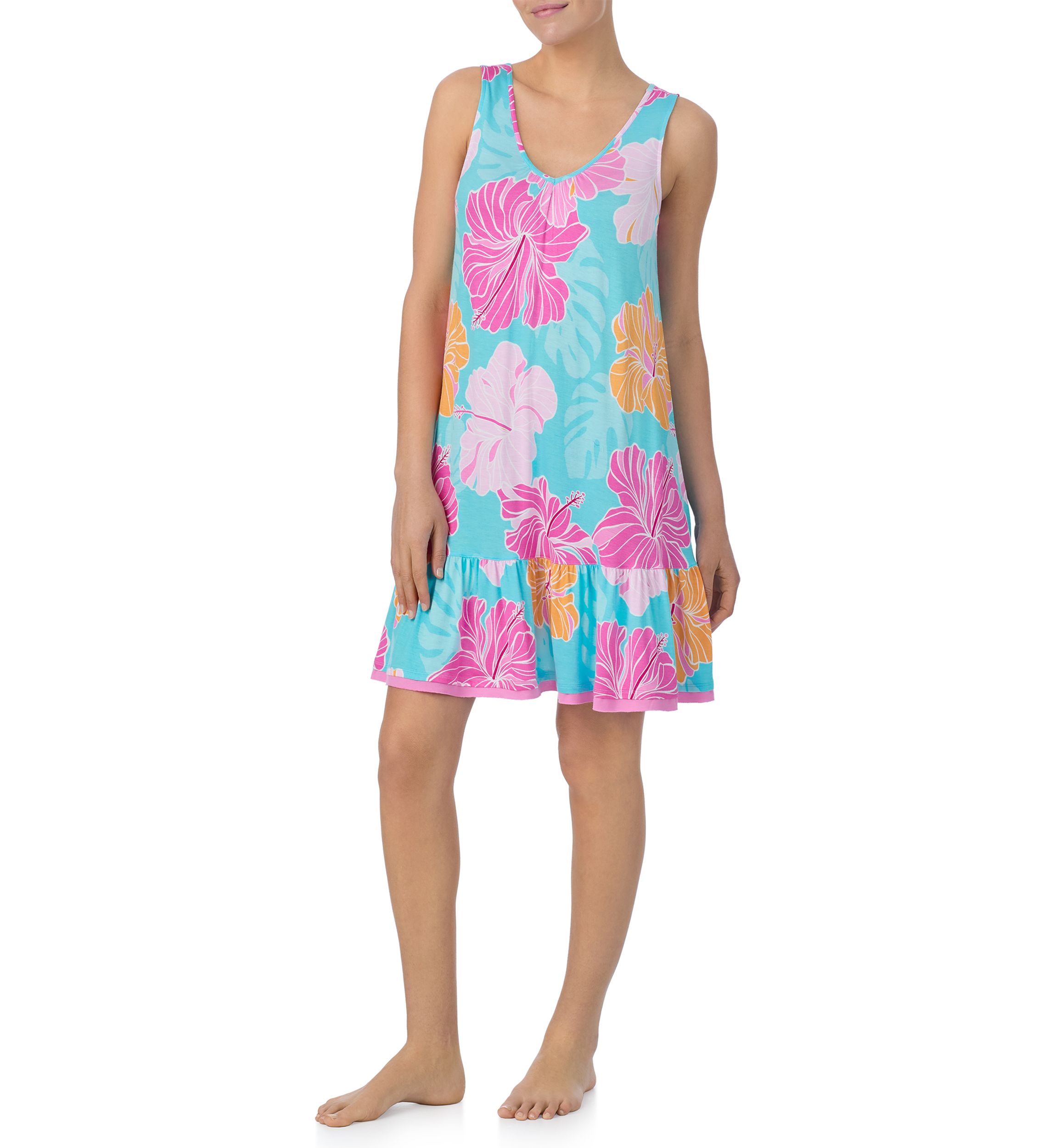Sleeveless Chemise Nightgown
