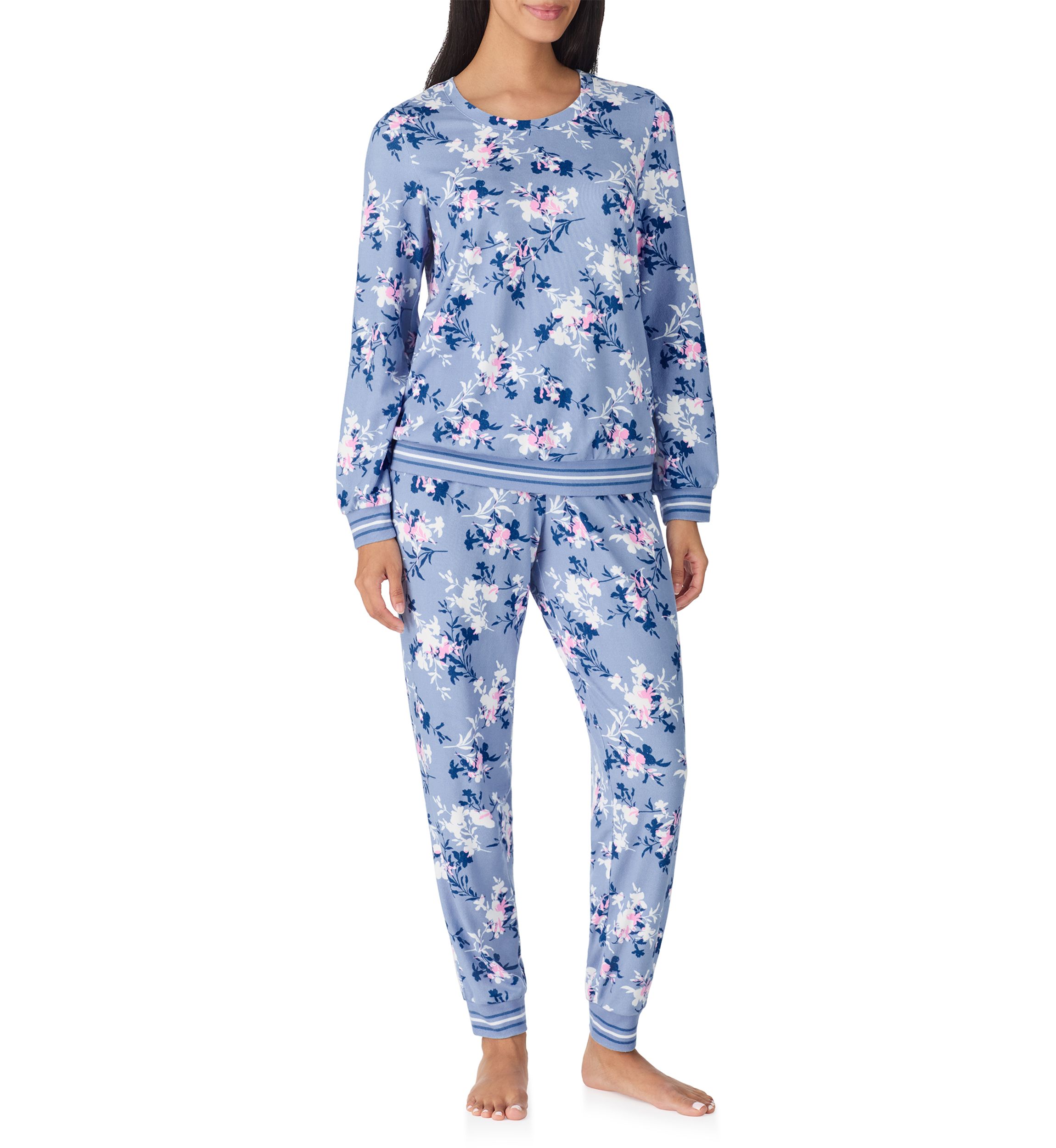 Womens Long Sleeve Jogger Pajama Set