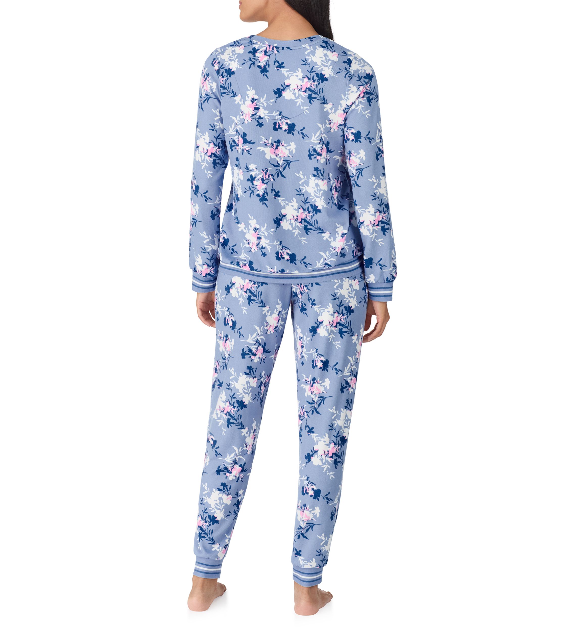 Womens Long Sleeve Jogger Pajama Set