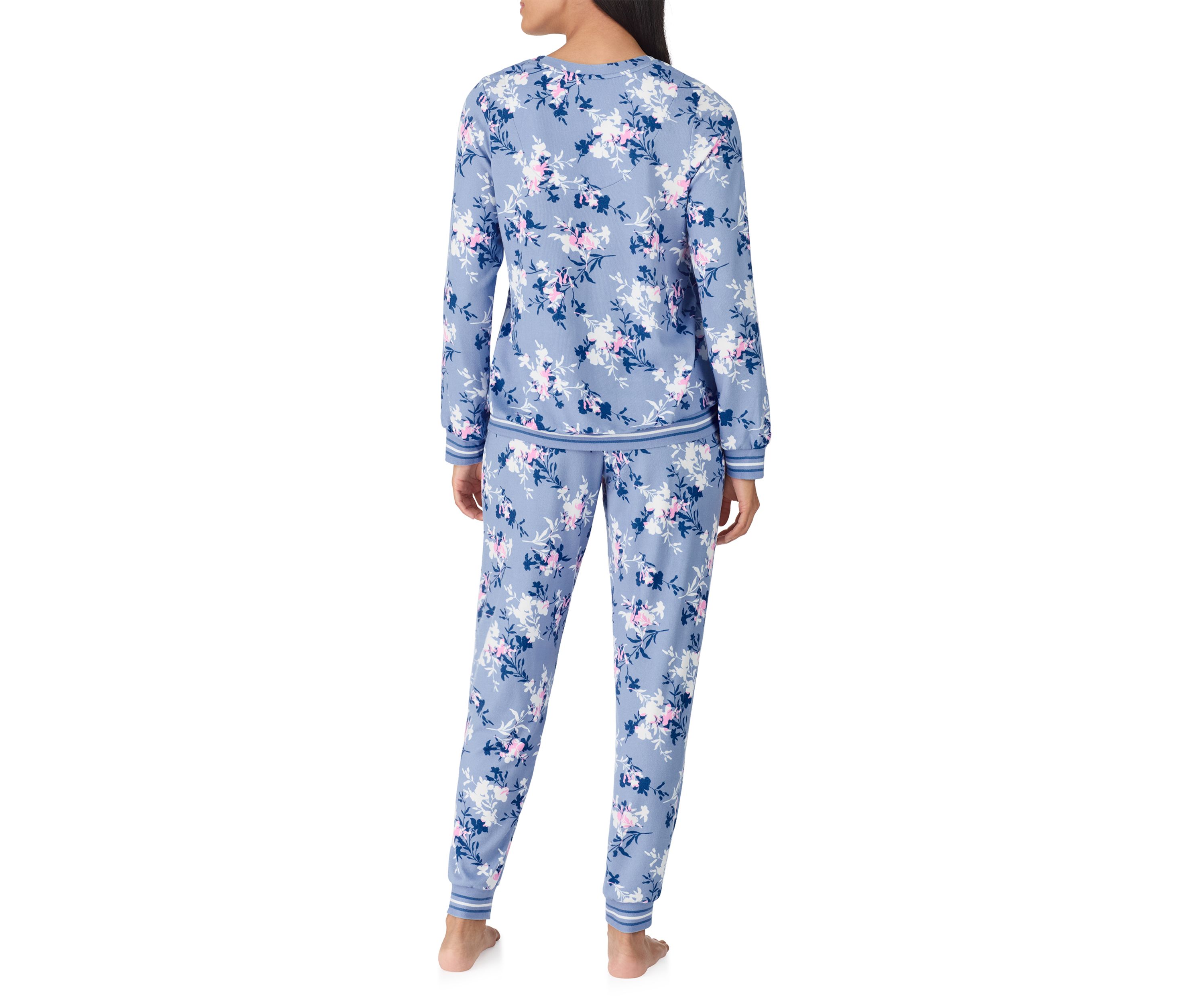 Womens Long Sleeve Jogger Pajama Set