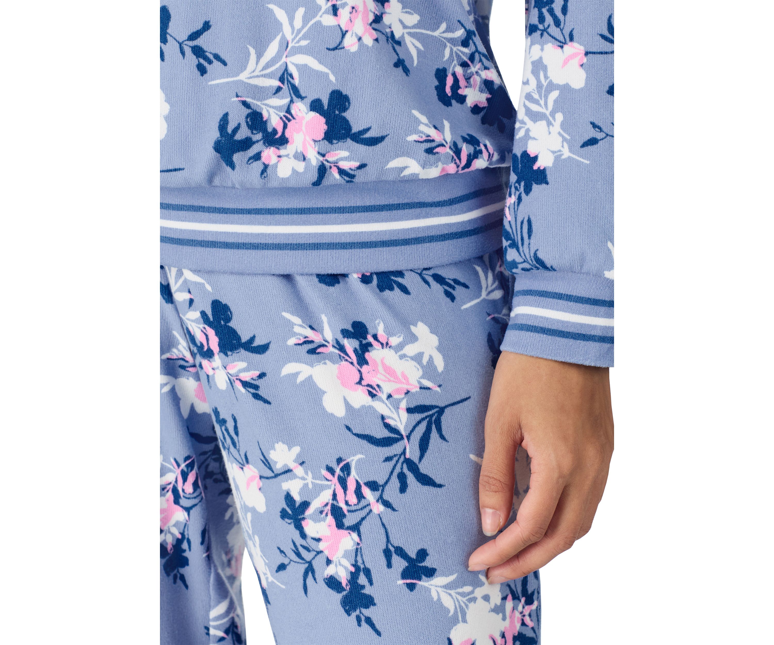 Womens Long Sleeve Jogger Pajama Set