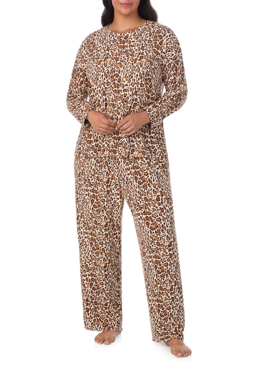 Plus Size Long Sleeve Pajama Set 