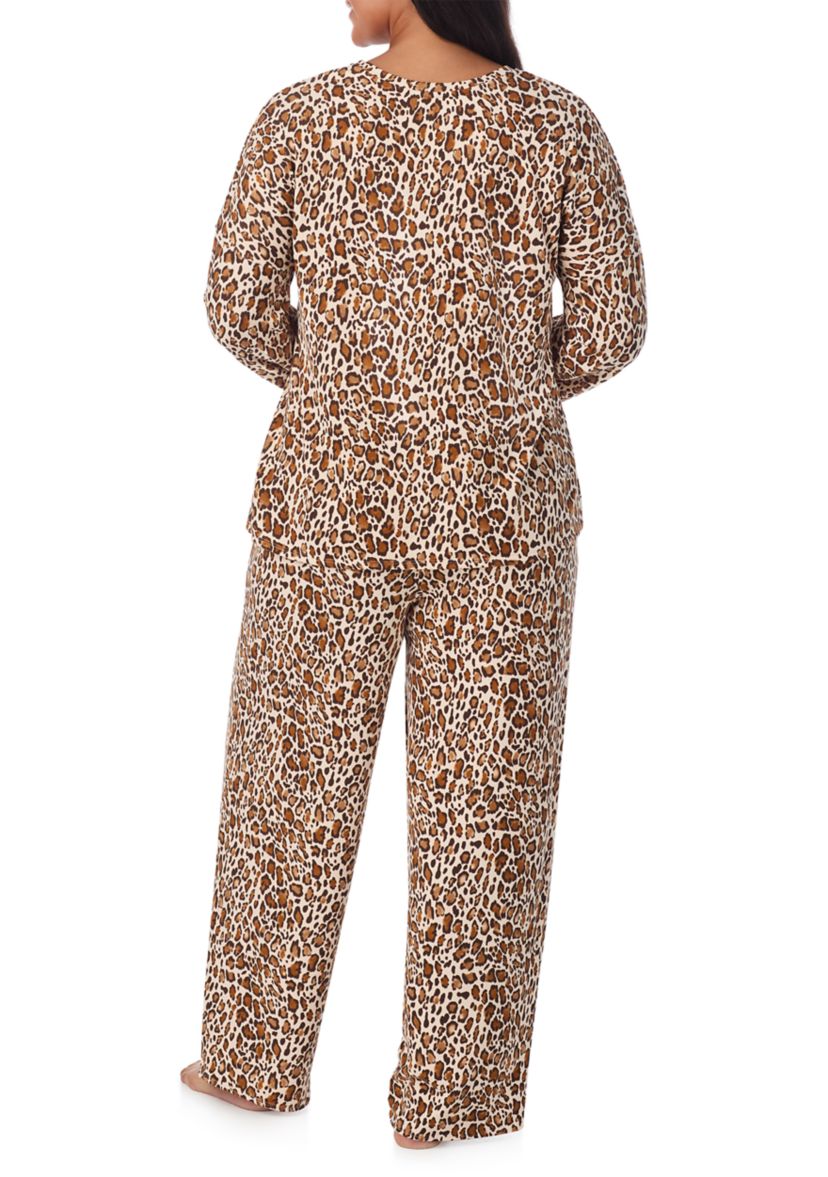 Plus Size Long Sleeve Pajama Set 