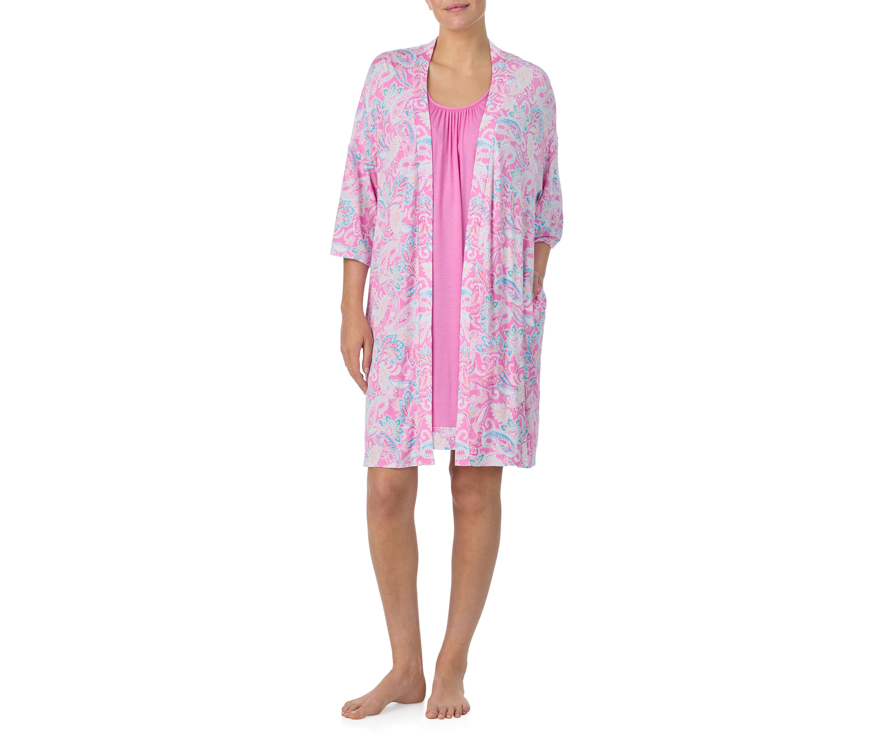 Chemise and Robe Set