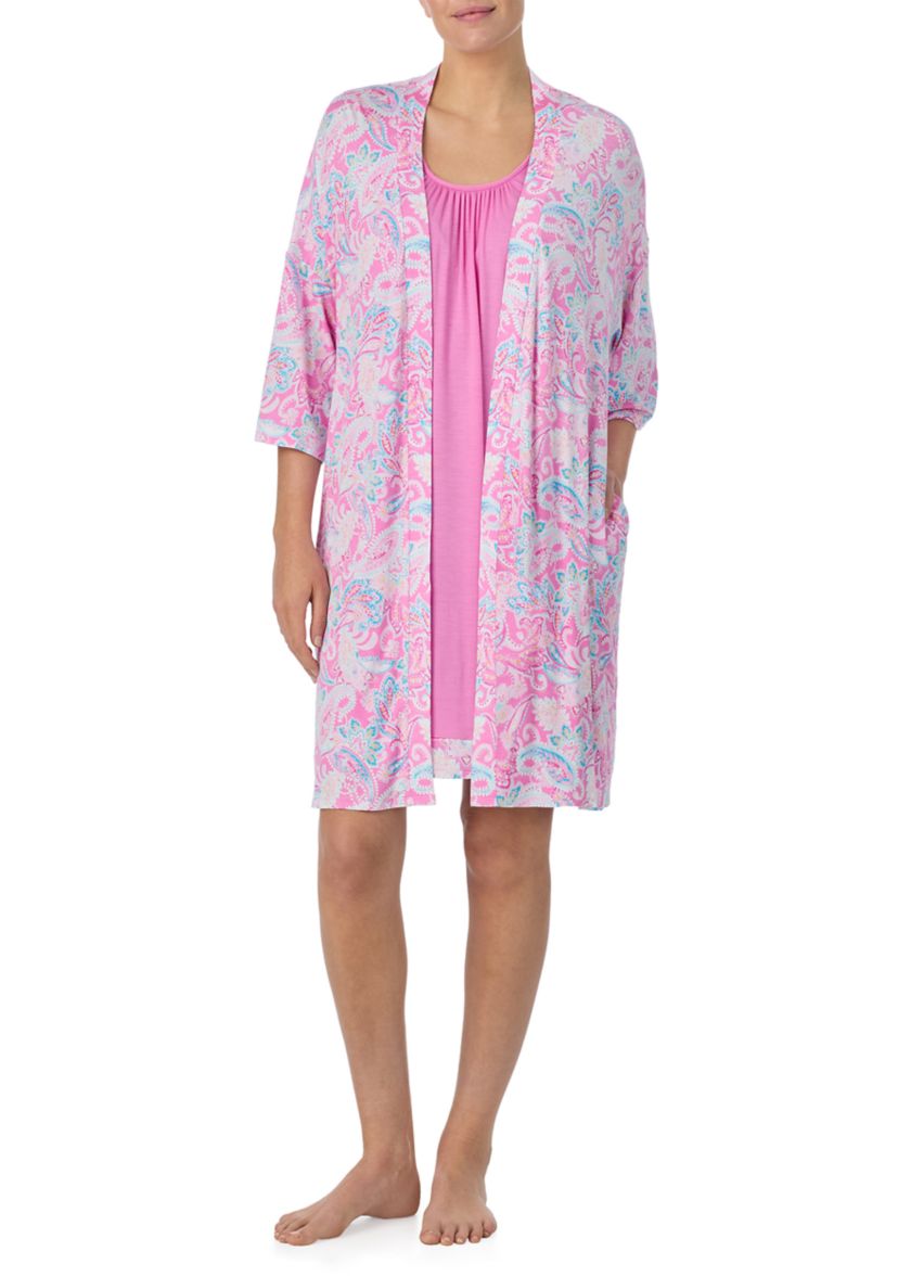 Chemise and Robe Set