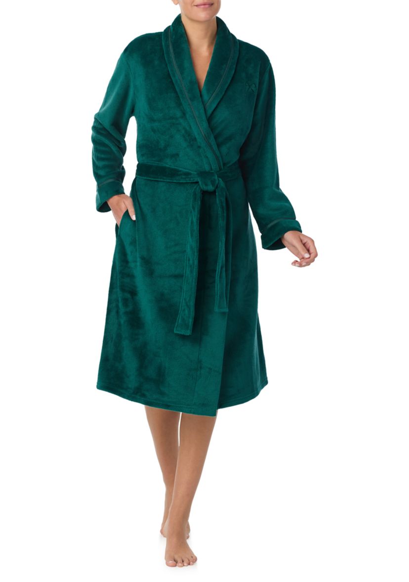 Womens Long Shawl Robe 
