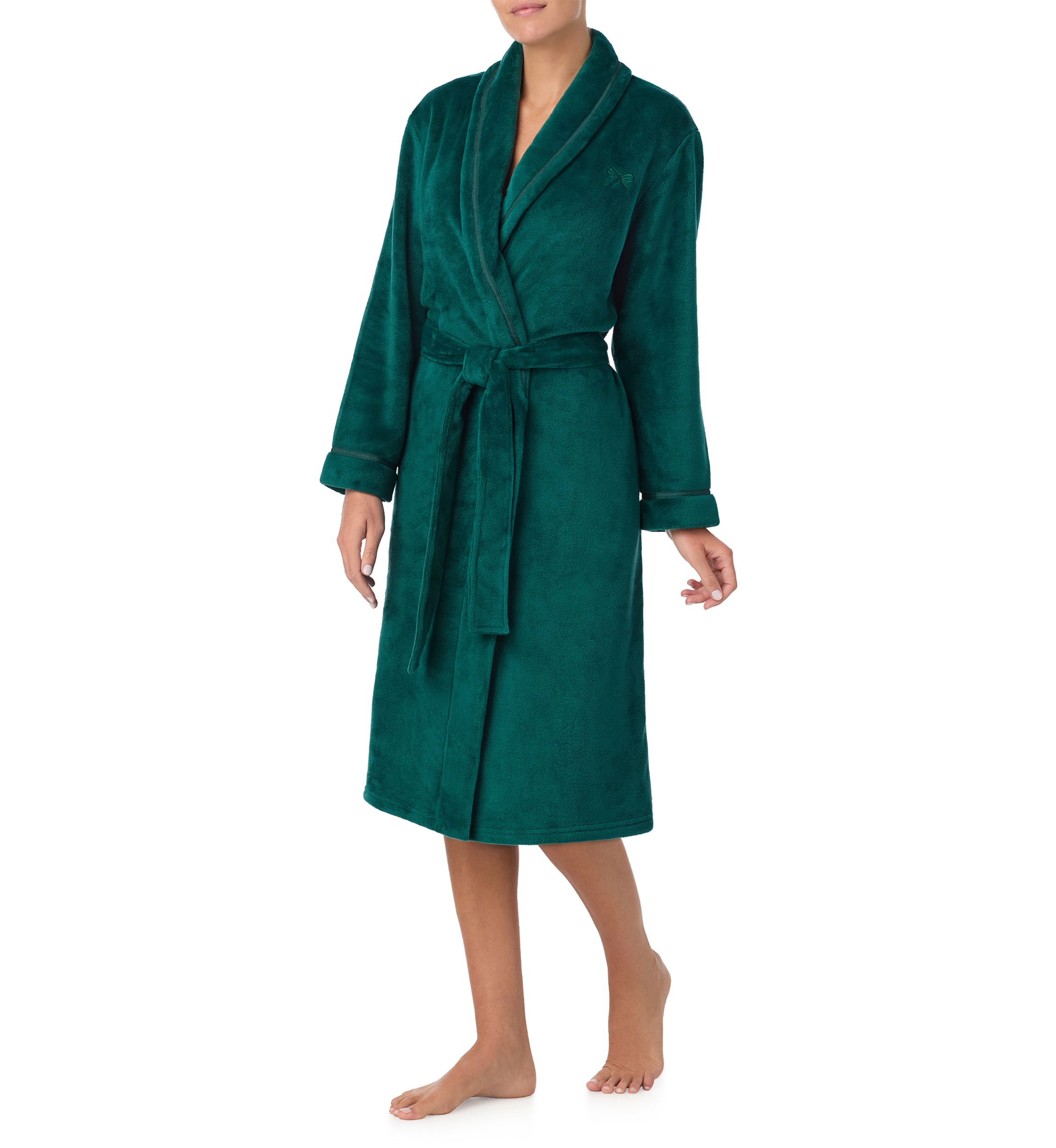 Womens Long Shawl Robe 