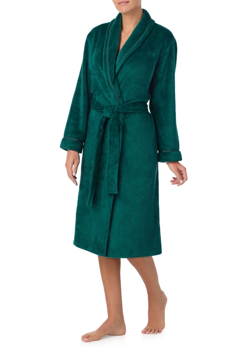 Womens Long Shawl Robe 