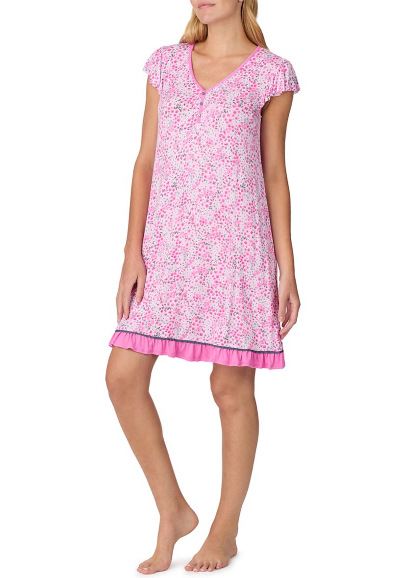 Womens Short Sleeve Chemise