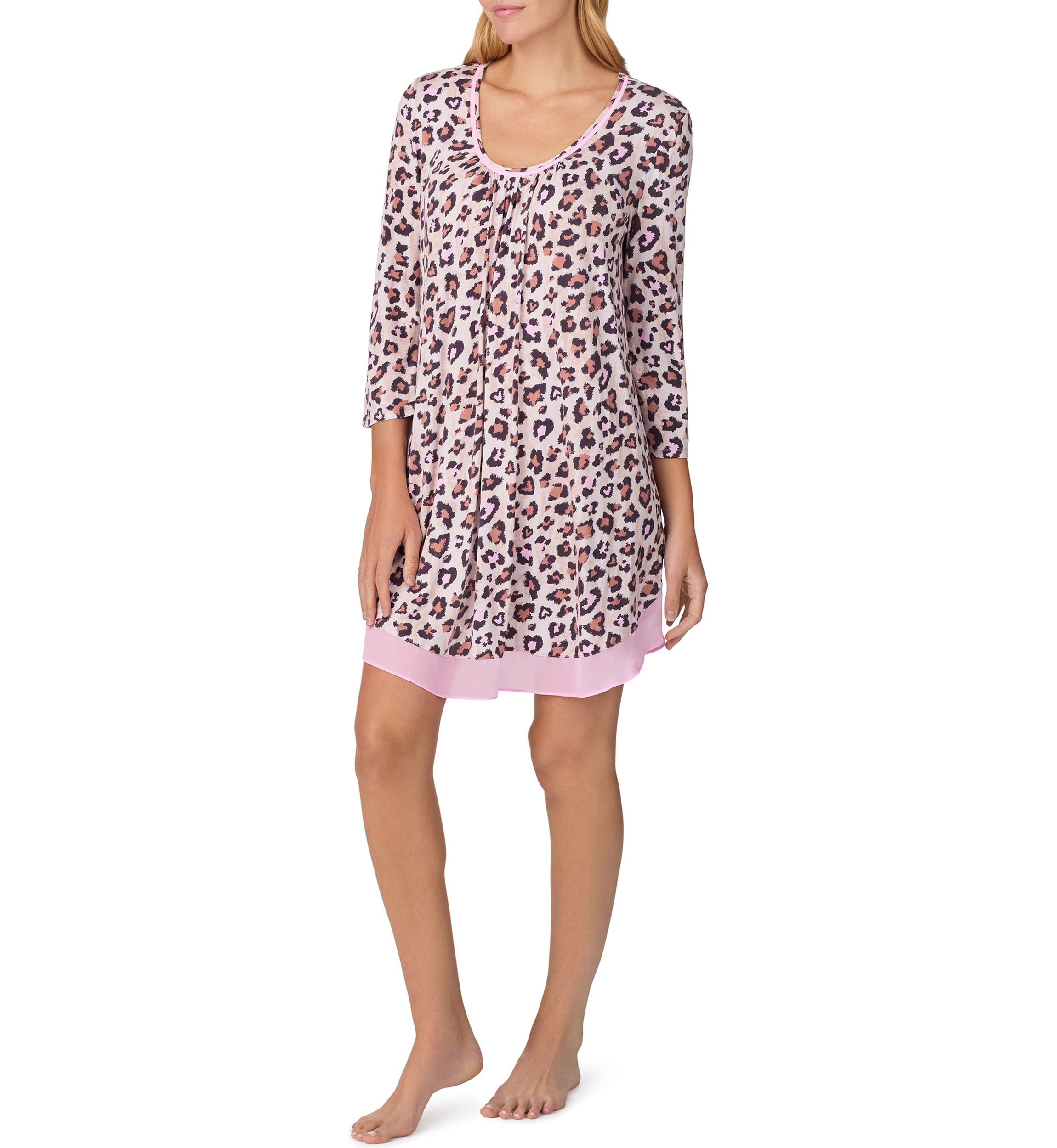 Womens 3/4 Sleeve Chemise