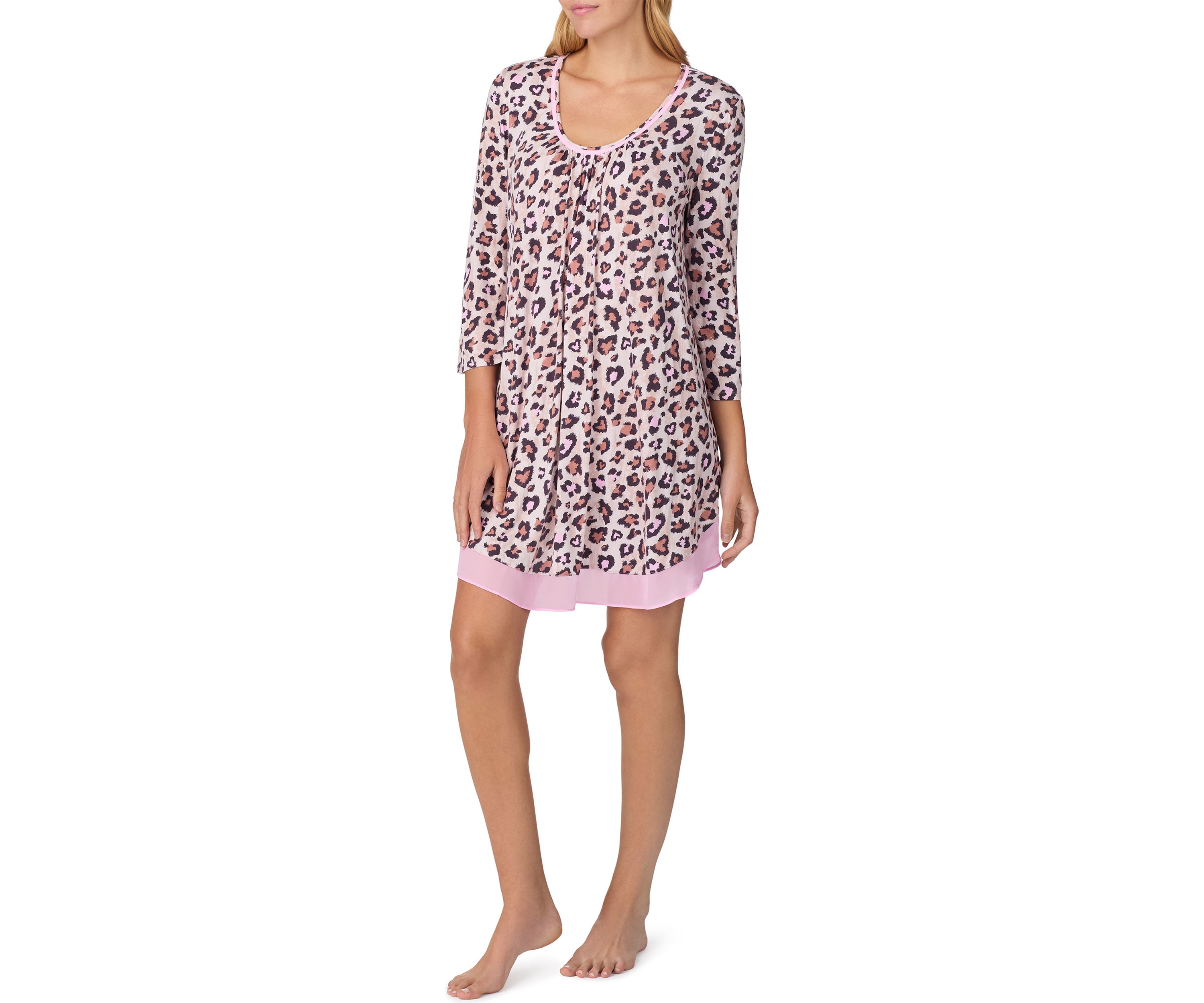 Womens 3/4 Sleeve Chemise